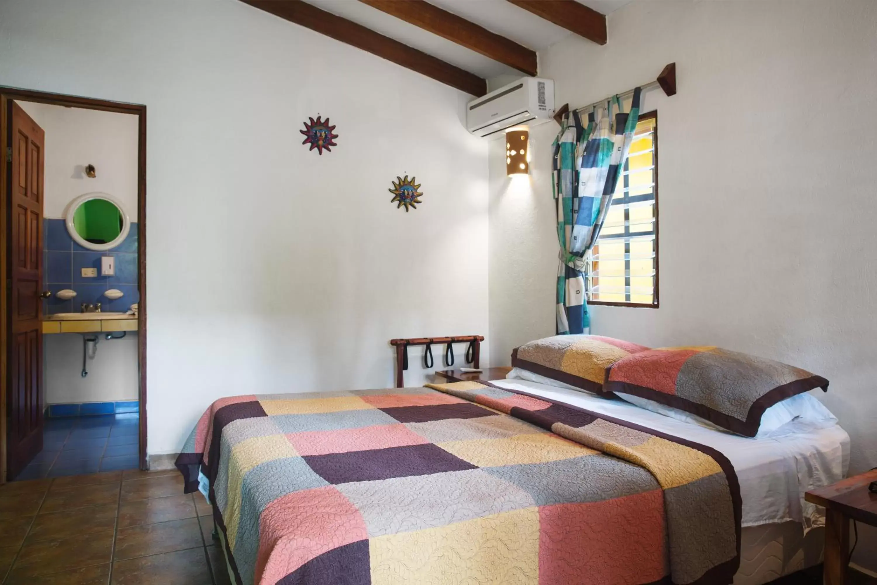 Patio, Bed in Villas Macondo