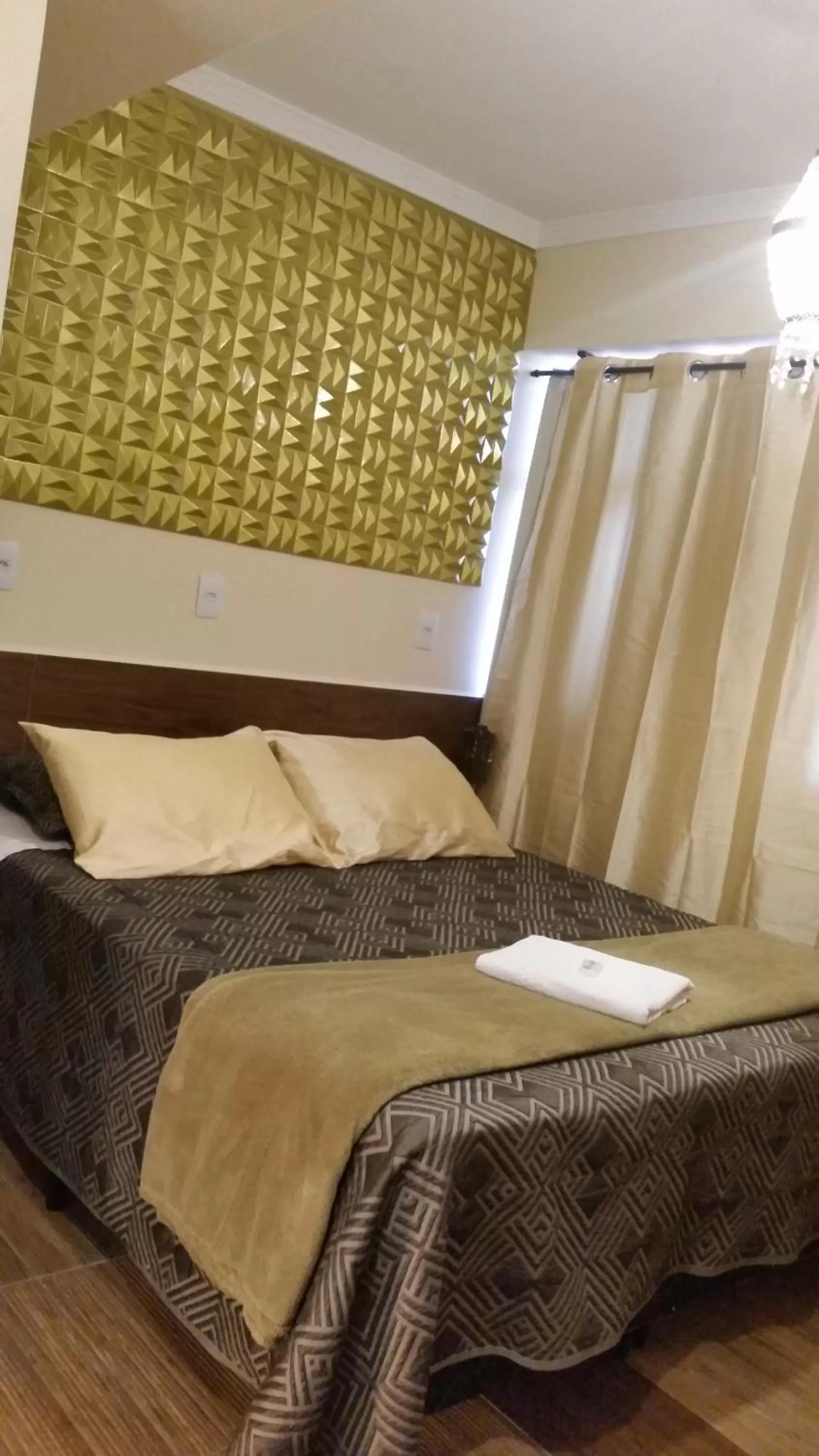 Bed in Hotel Buriti Itupeva