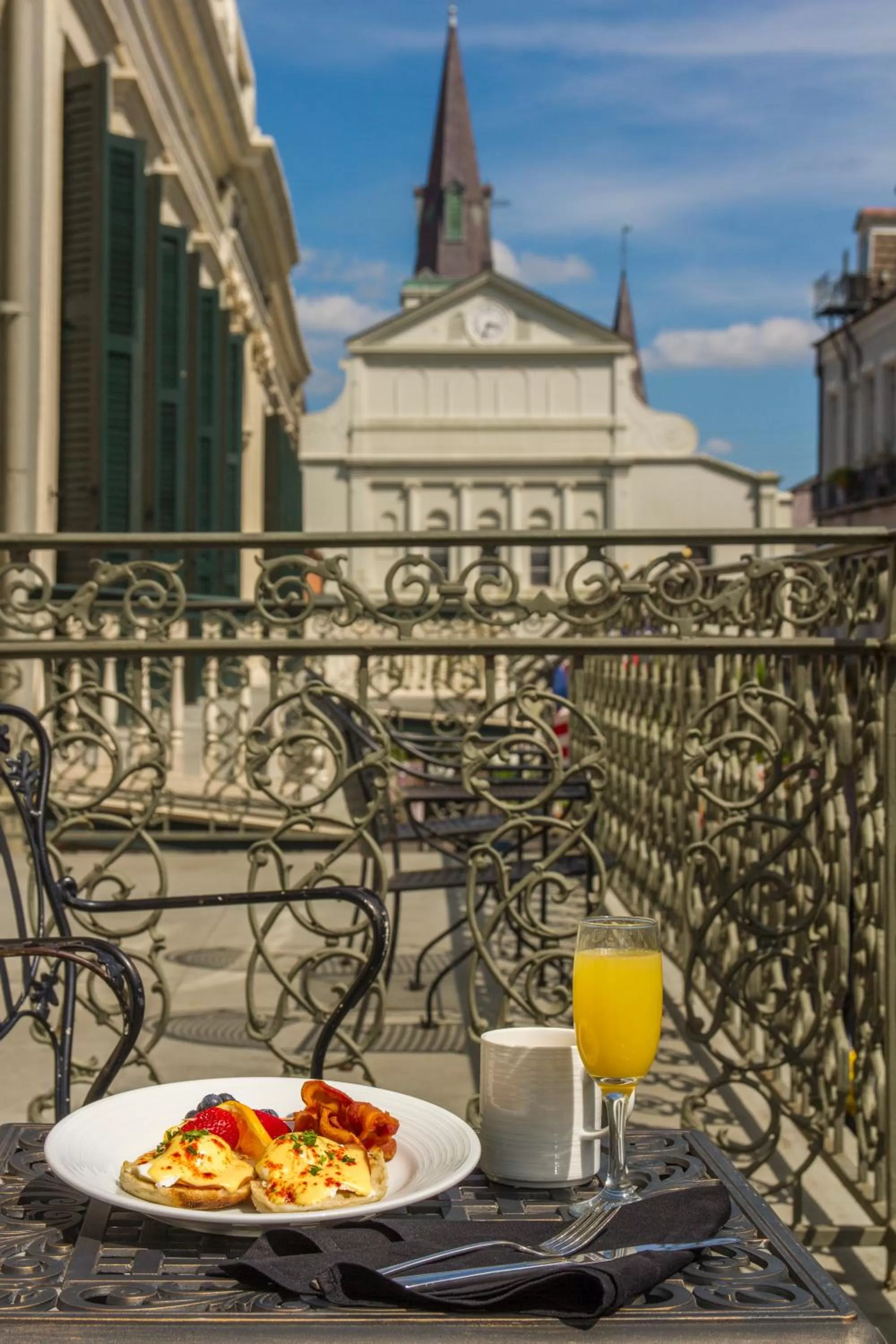 Balcony/Terrace in Bourbon Orleans Hotel