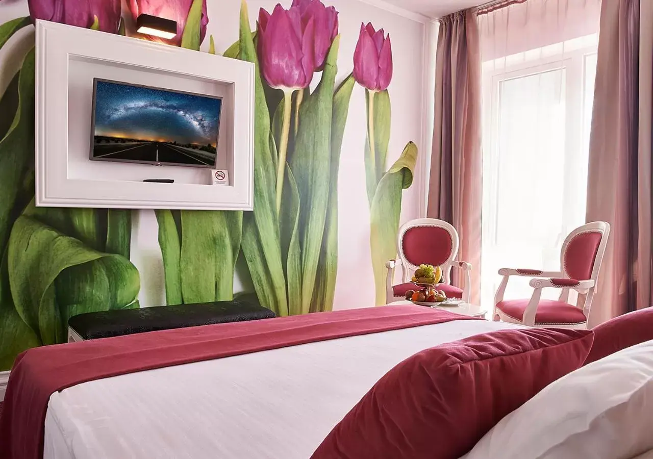 TV and multimedia, Bed in Continental Forum Oradea