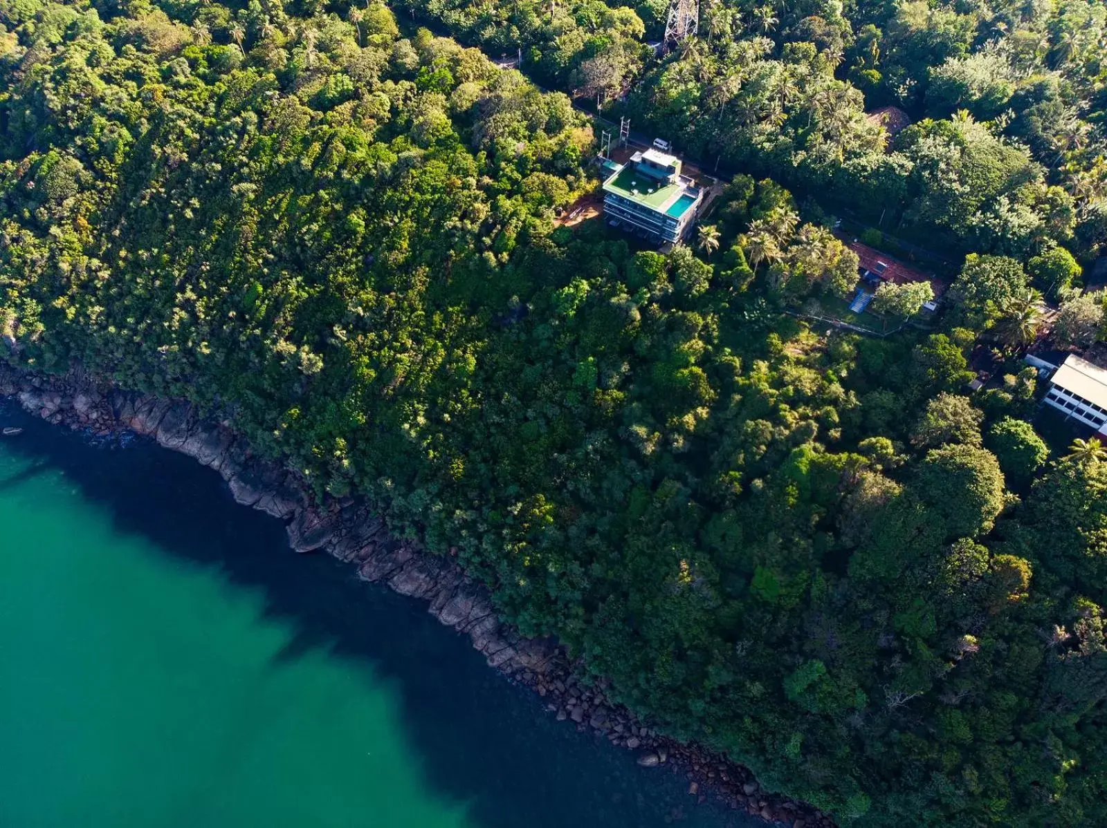 Bird's eye view in Agnus Unawatuna Bird's eye view in Agnus Unawatuna