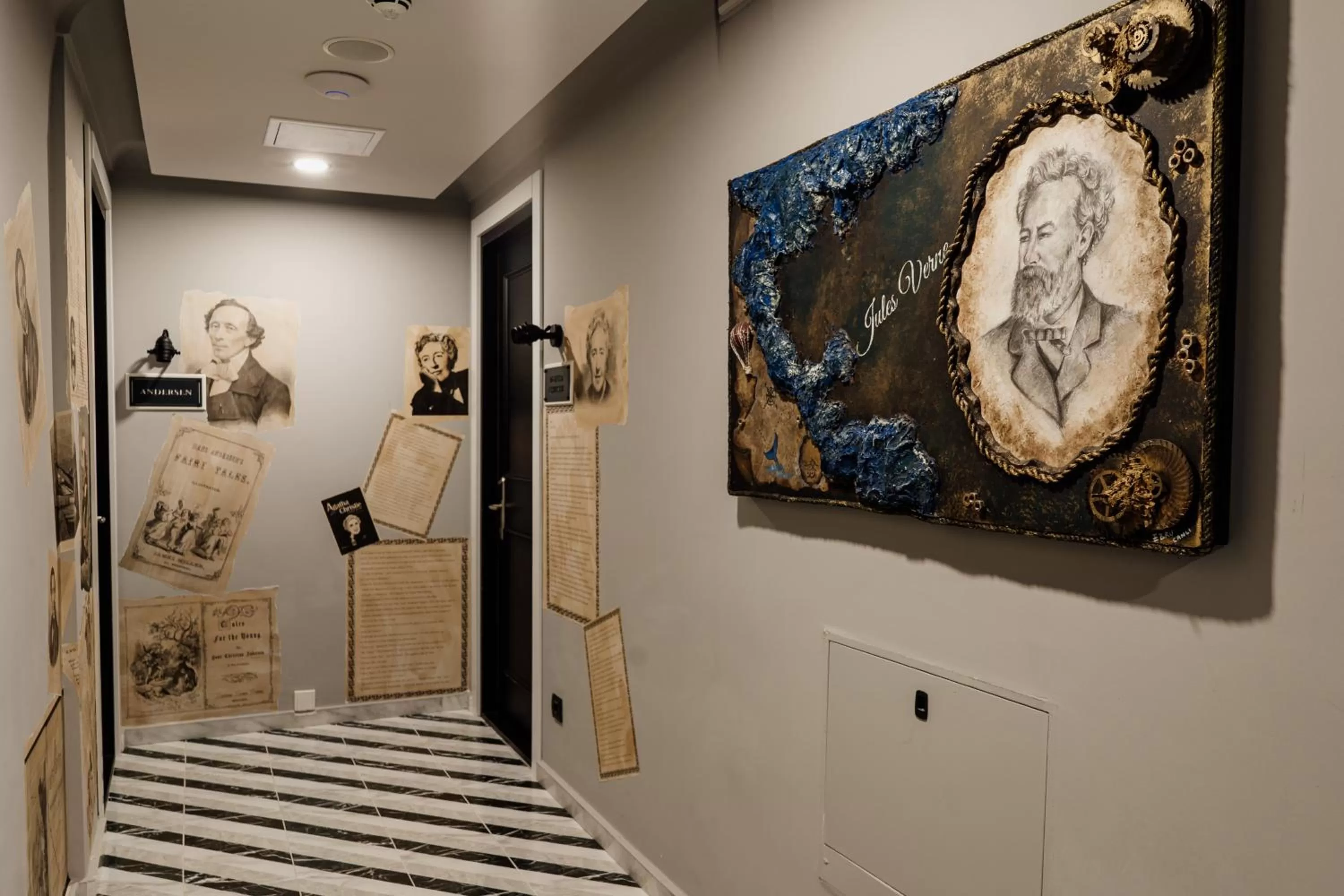 Decorative detail in Hotel Poem