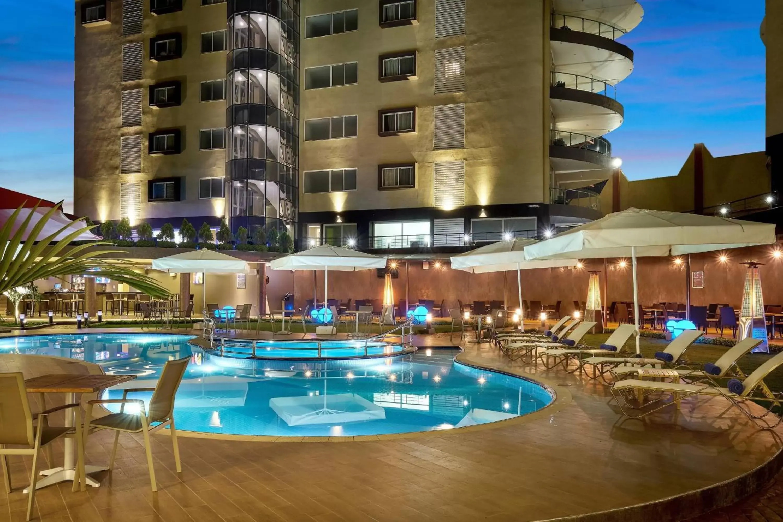 Swimming pool, Property Building in Protea Hotel by Marriott Kampala Skyz
