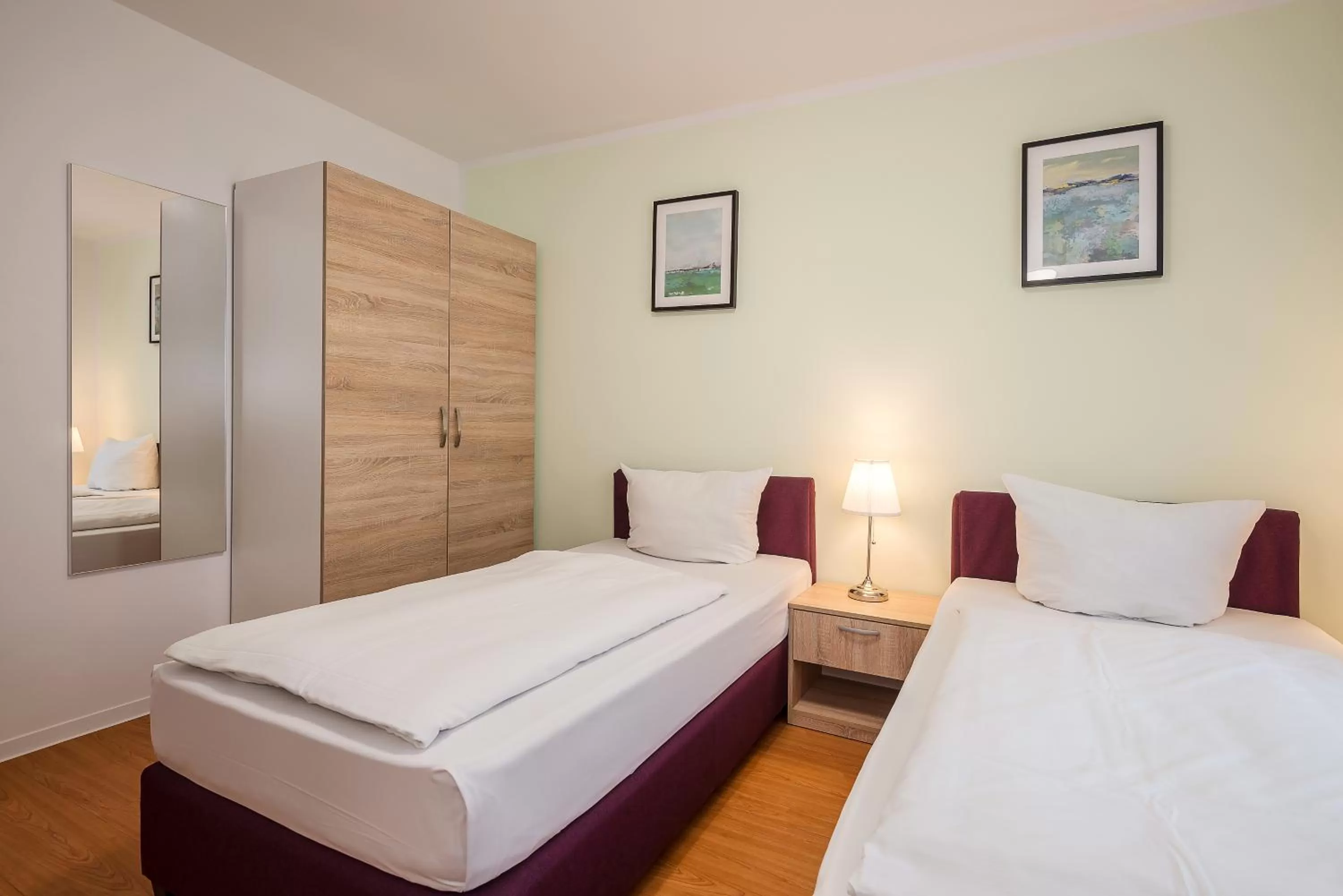 Photo of the whole room, Bed in Hotel City Green Berlin