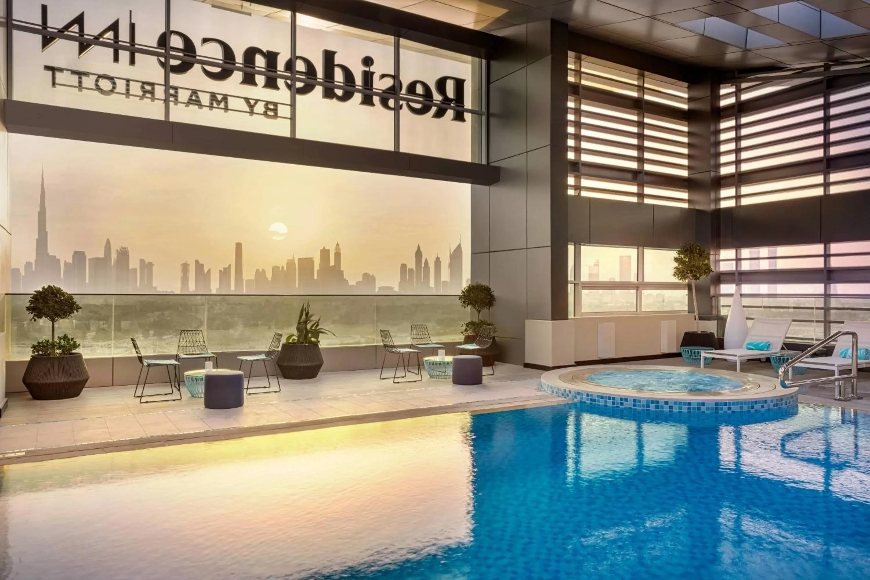 Swimming Pool in Residence Inn by Marriott Al Jaddaf