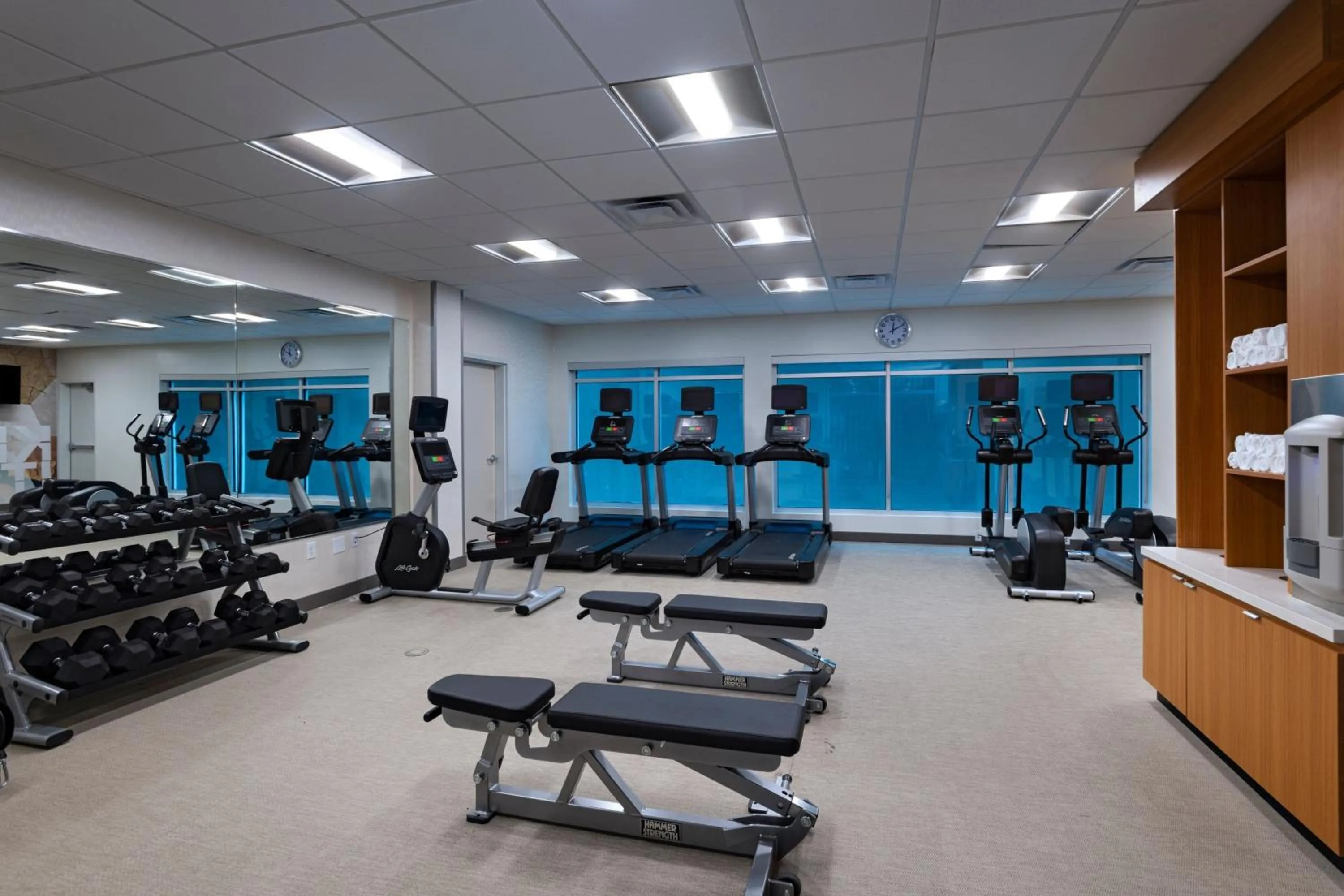 Fitness centre/facilities in SpringHill Suites by Marriott Austin North