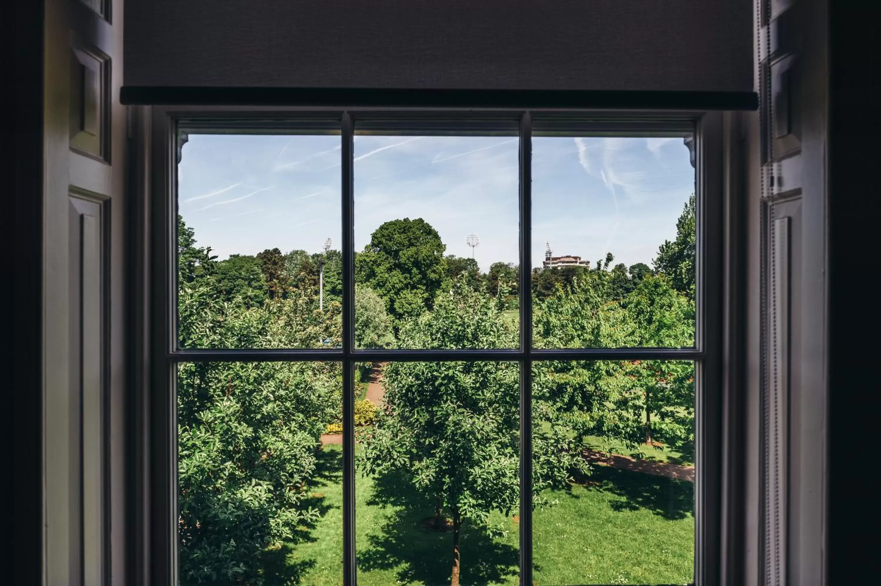 Garden view in Birchover Bridgford Hall