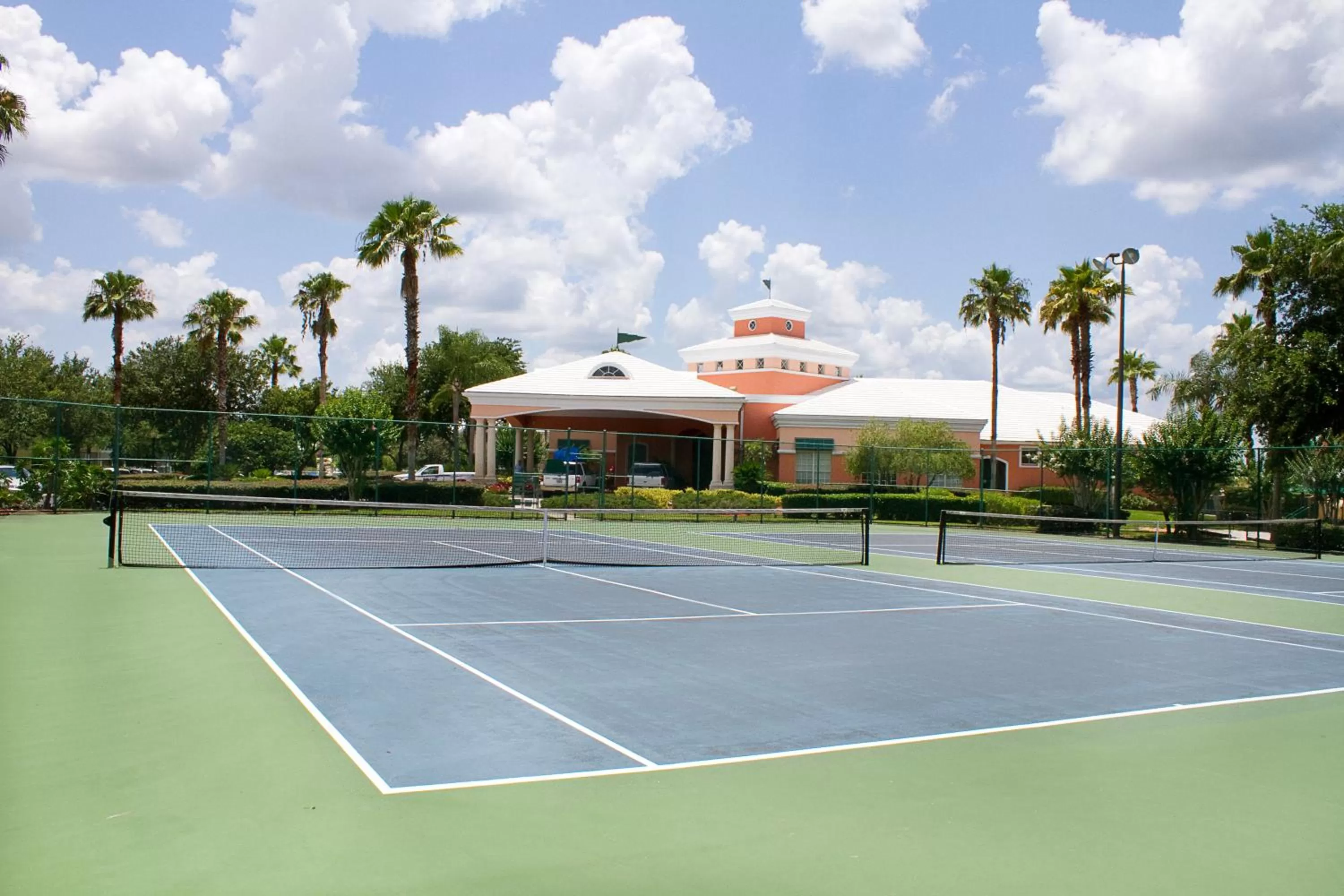 Tennis court in Summer Bay Orlando by Exploria Resorts