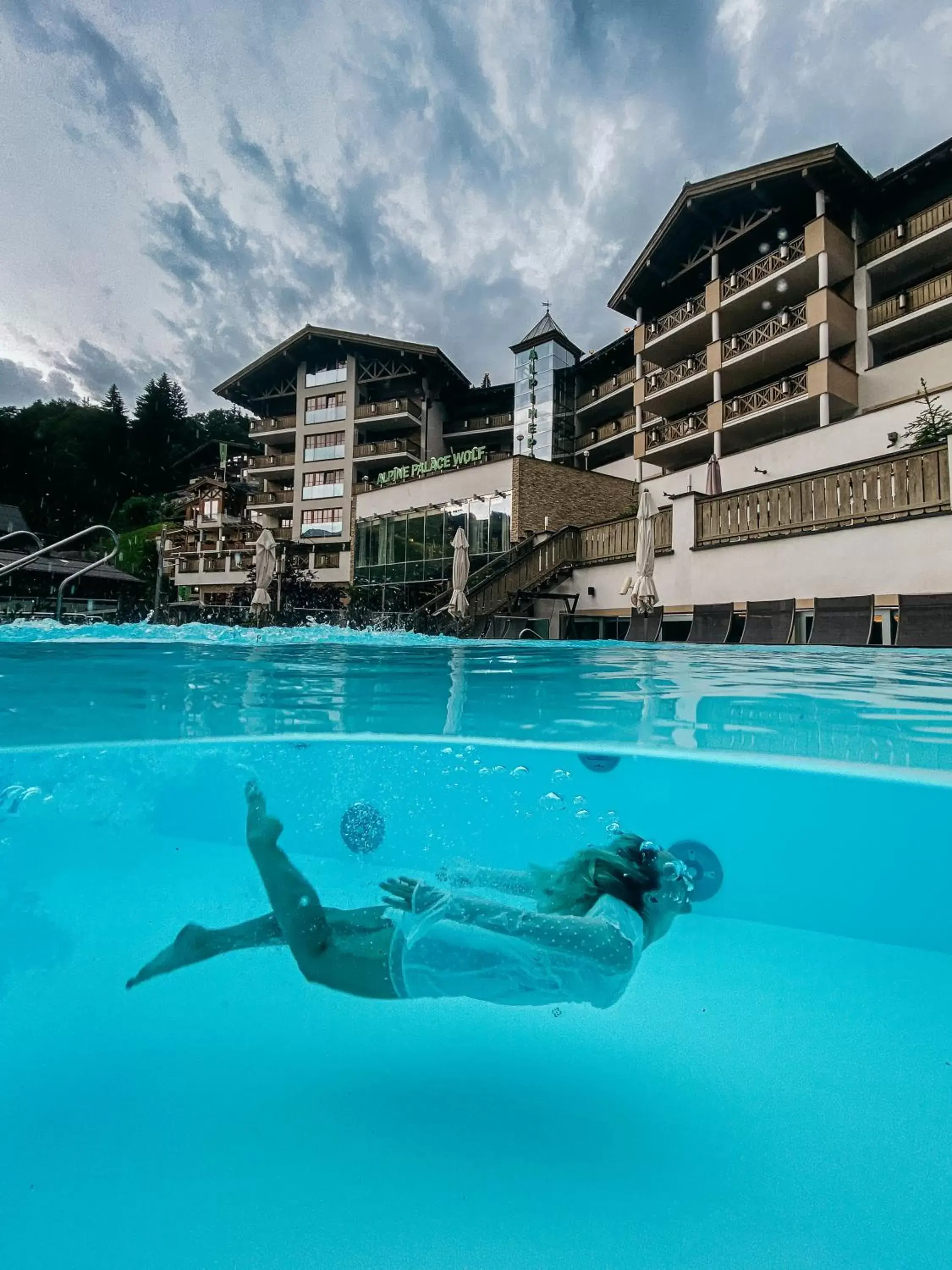Swimming Pool in Hotel Alpine Palace