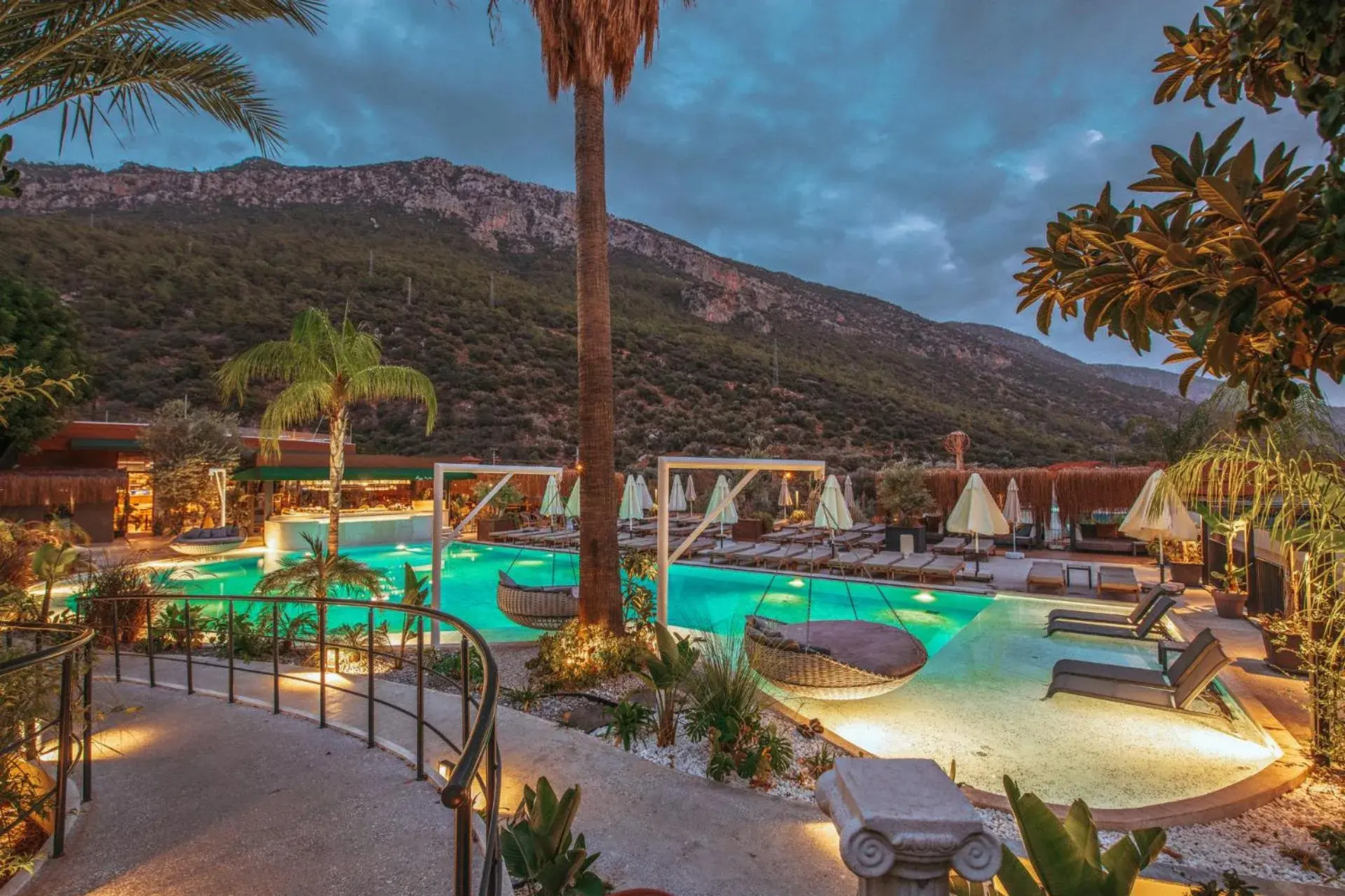 Natural landscape, Pool View in Morina Deluxe Hotel