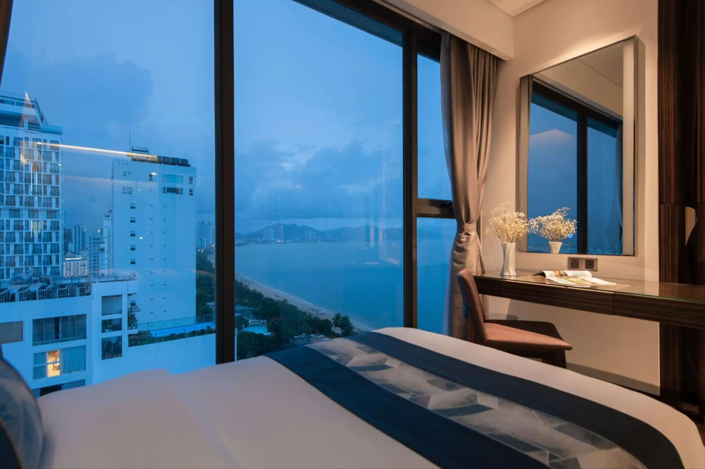 City view in Queen Ann Nha Trang Hotel