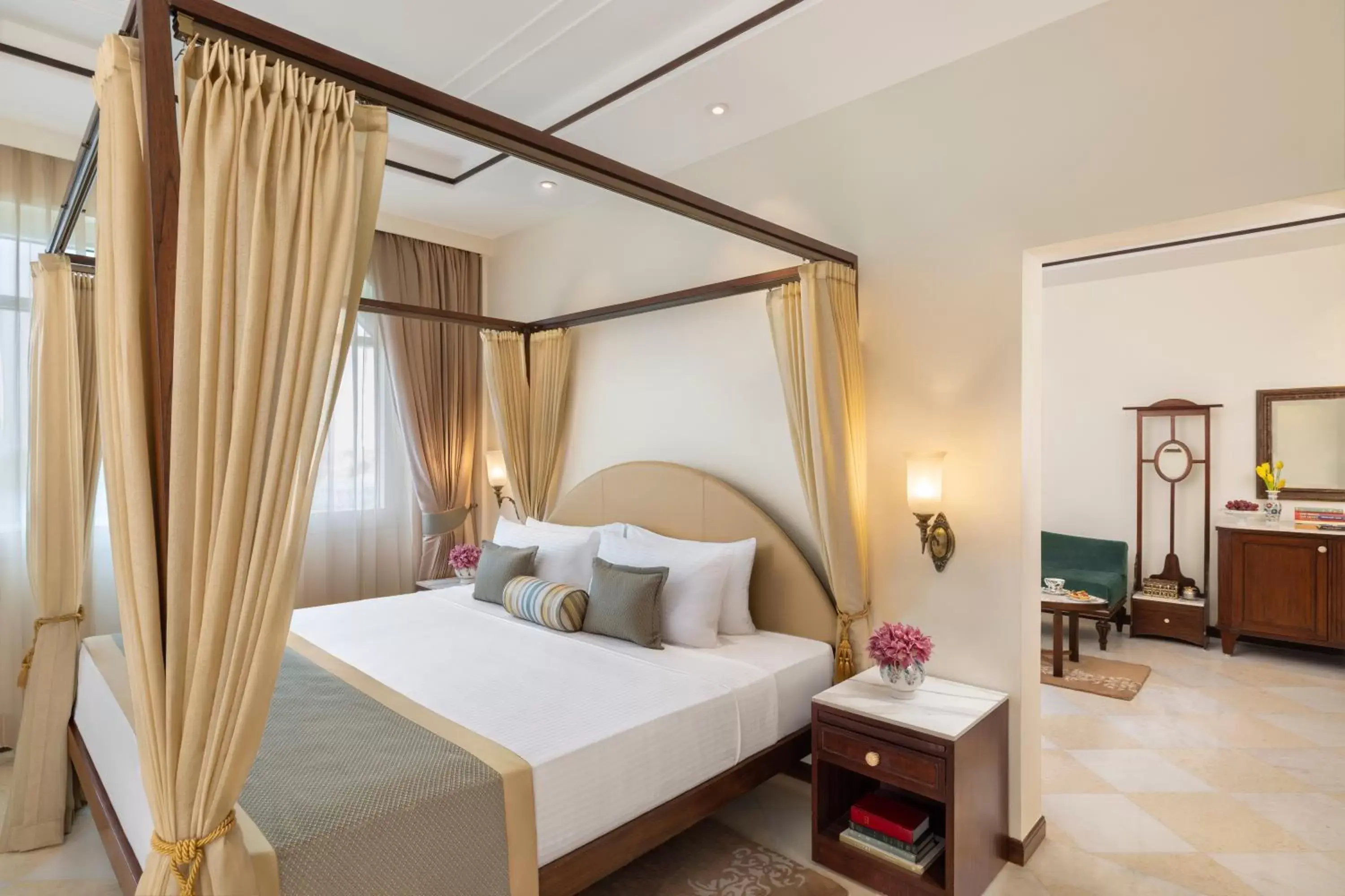 Bedroom, Bed in Tajview,Agra-IHCL SeleQtions