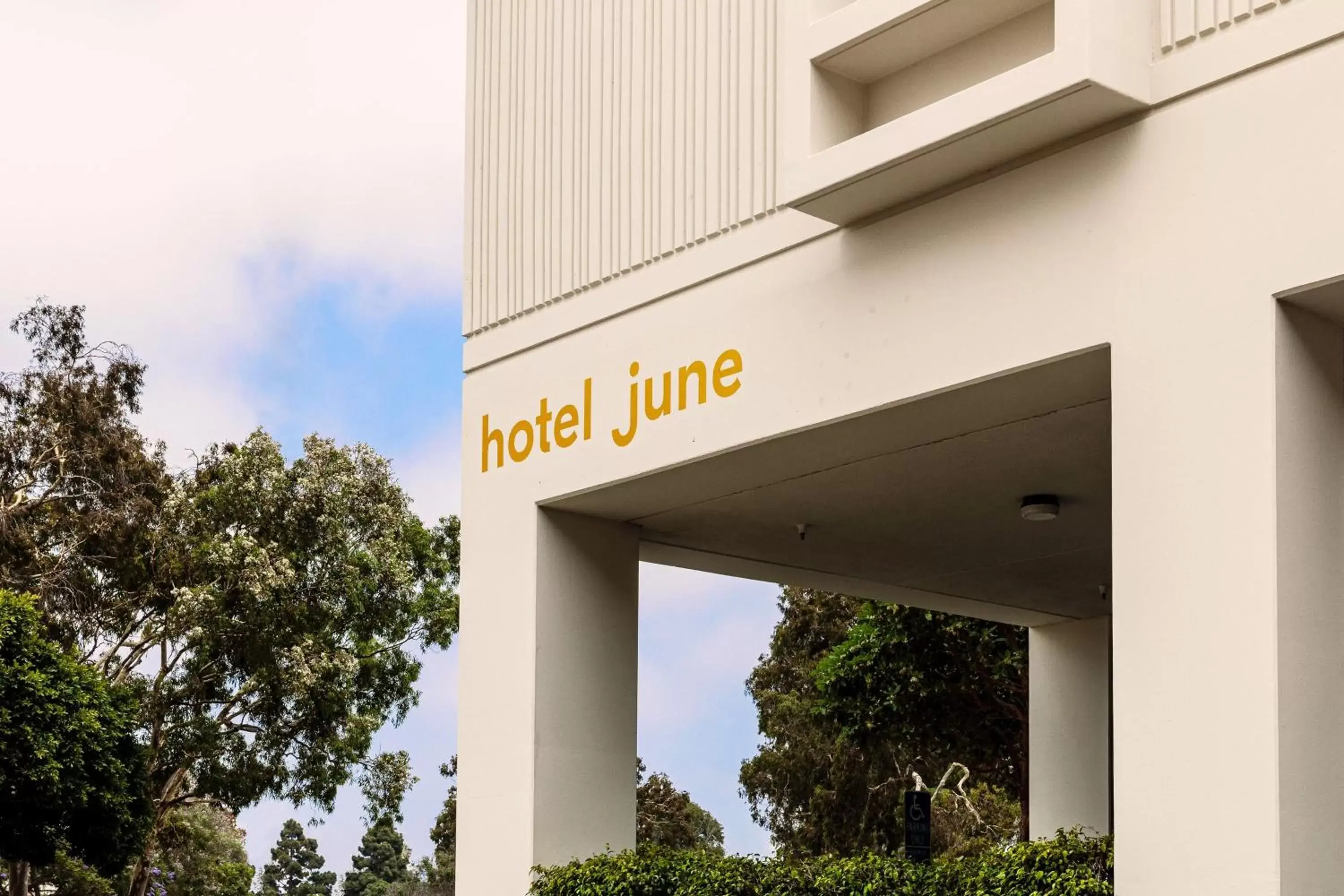 Property building in Hotel June, Los Angeles, a Member of Design Hotels