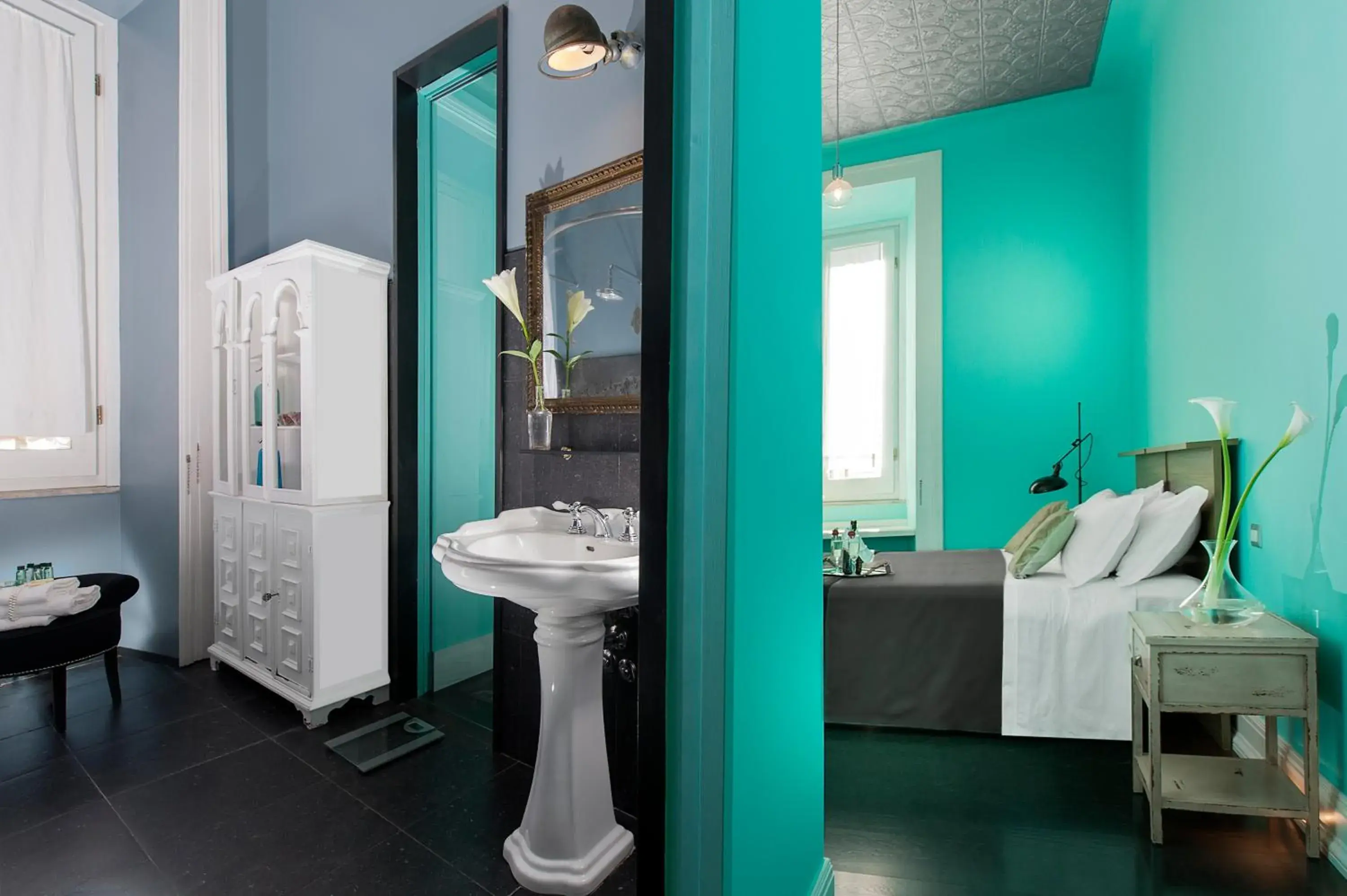 Bed, Bathroom in Daniele Manin Guesthouse