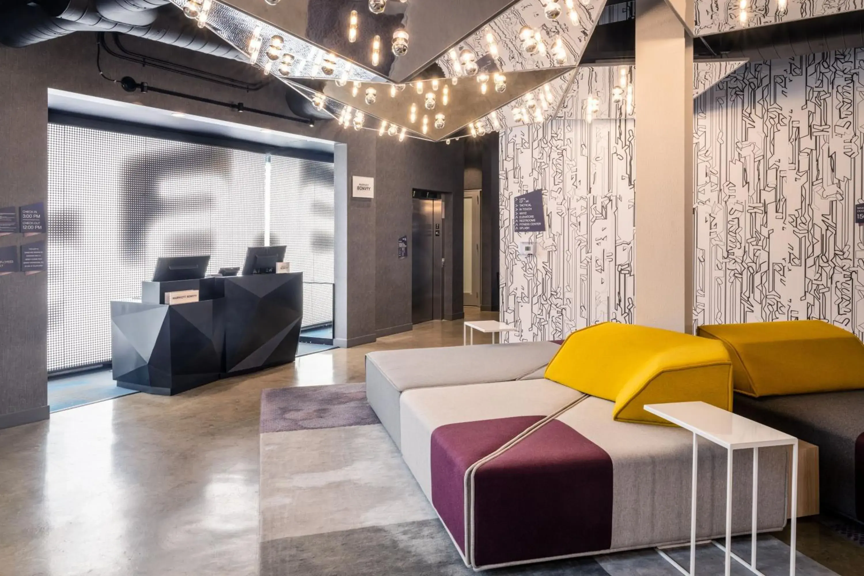 Lobby or reception, Seating Area in Aloft Austin South