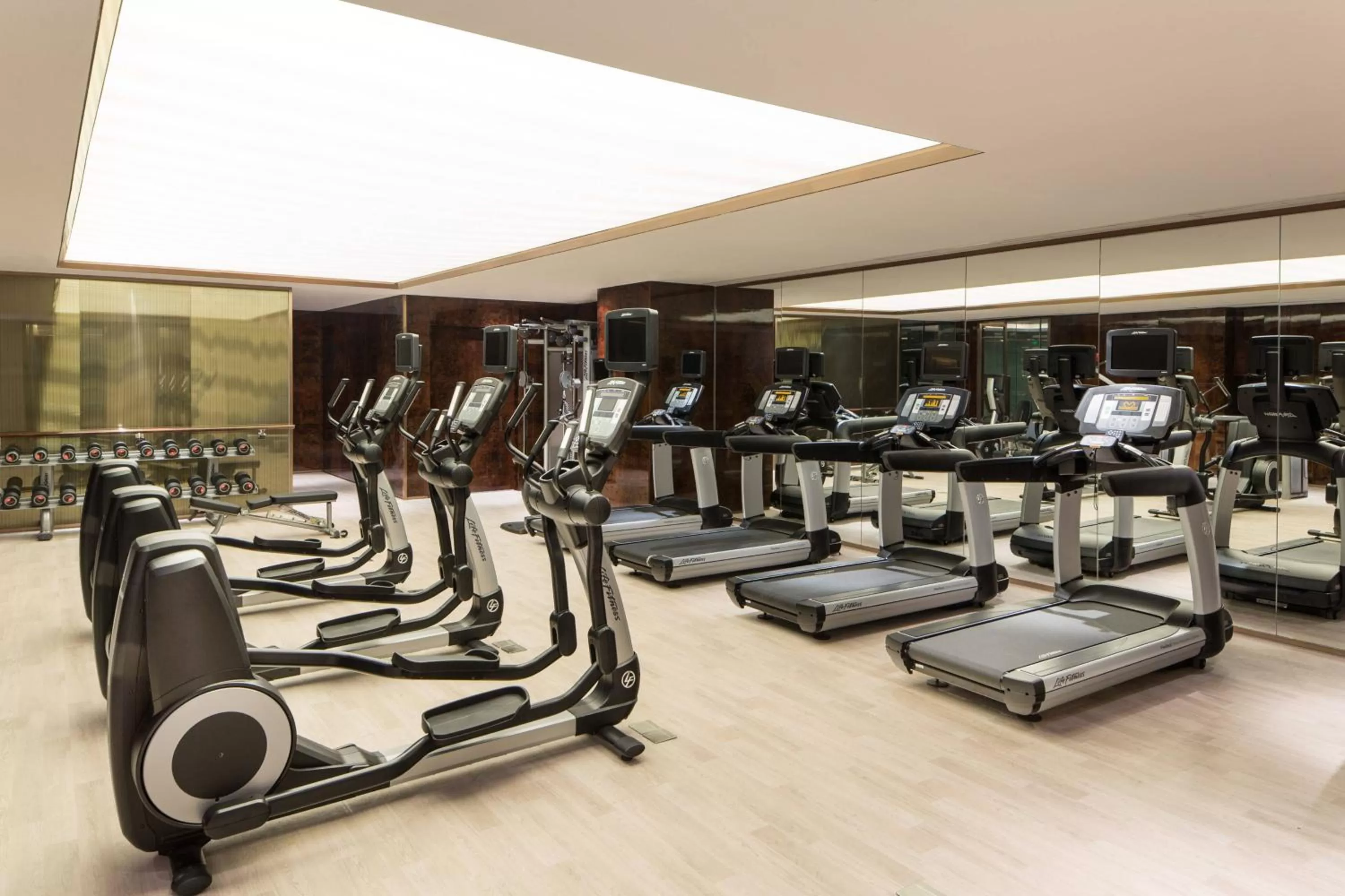 Fitness centre/facilities in Shunde Marriott Hotel