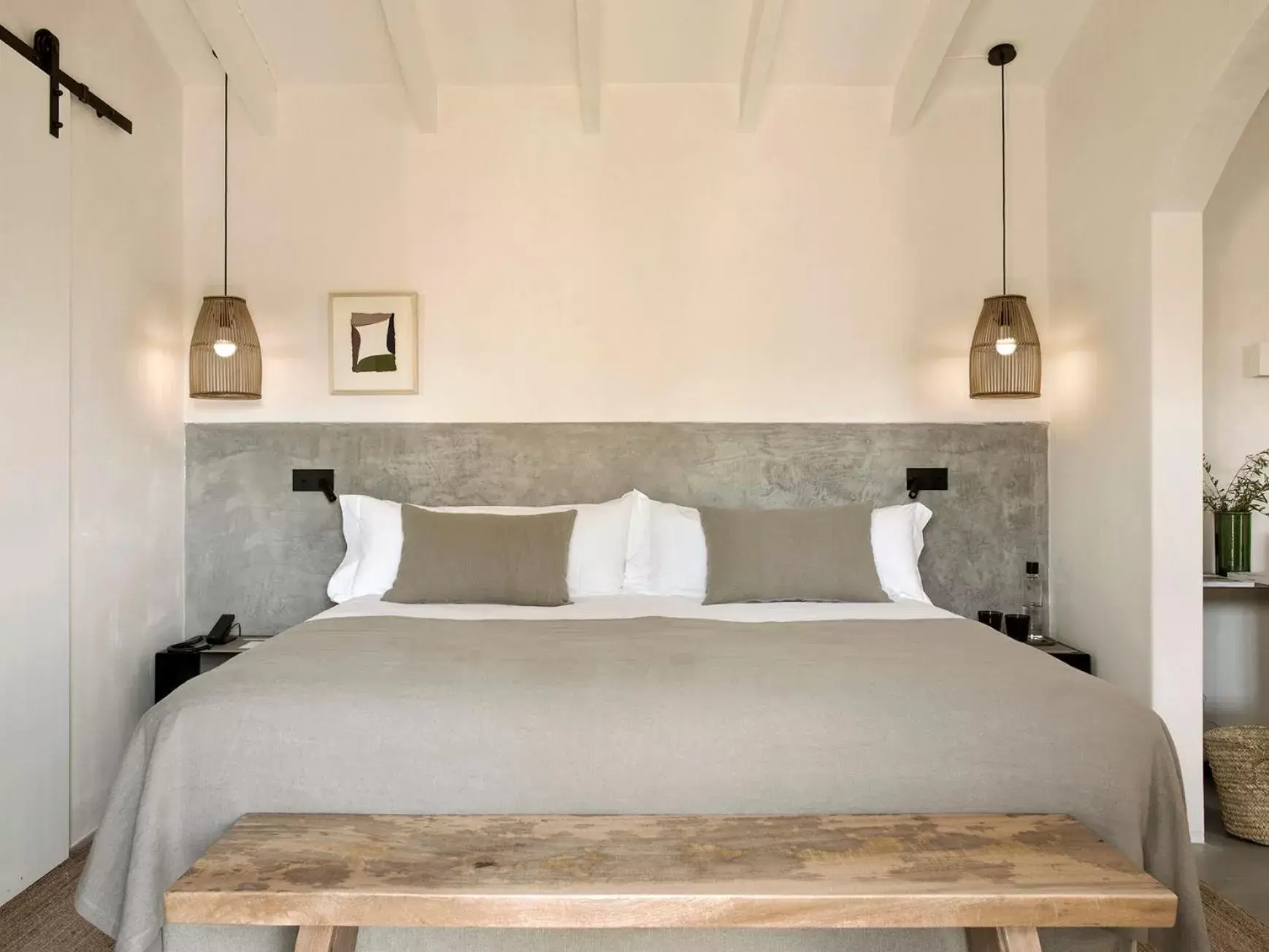 Bed in Finca Serena Mallorca, Small Luxury Hotels