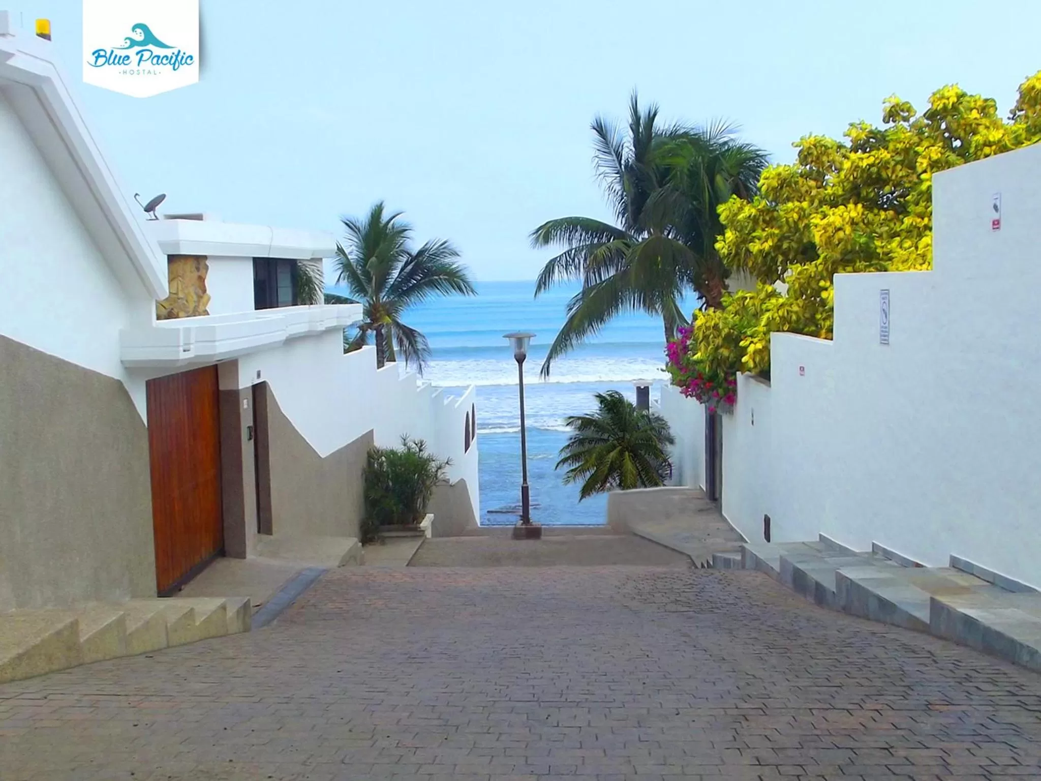 Sea view in Hostal Blue Pacific