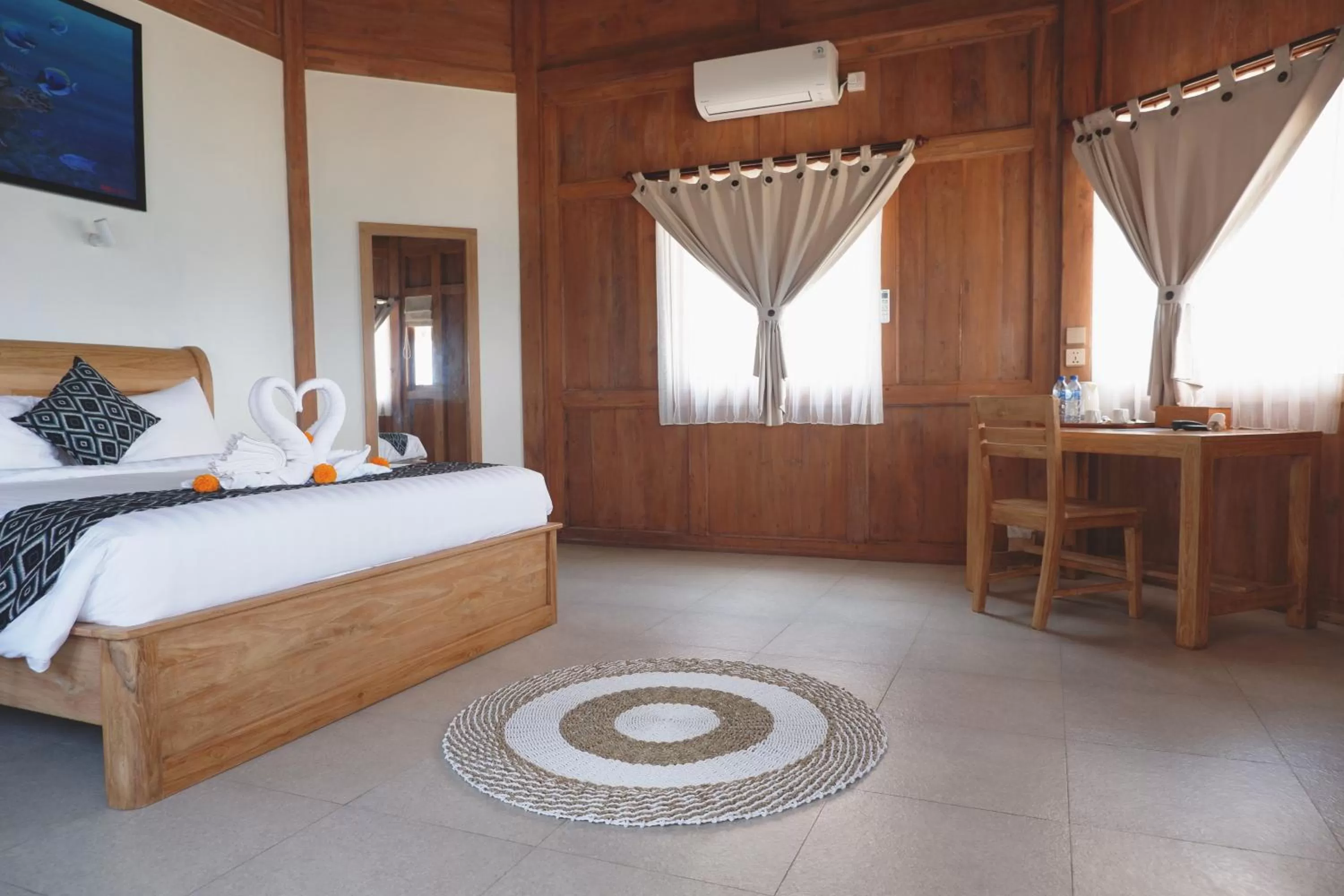 Property building, Bed in Blue Harbor Beachfront Villas & Resto