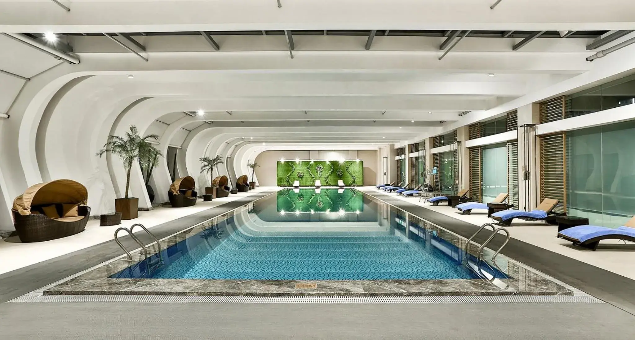 Swimming Pool in Crowne Plaza Chengdu Wenjiang, an IHG Hotel