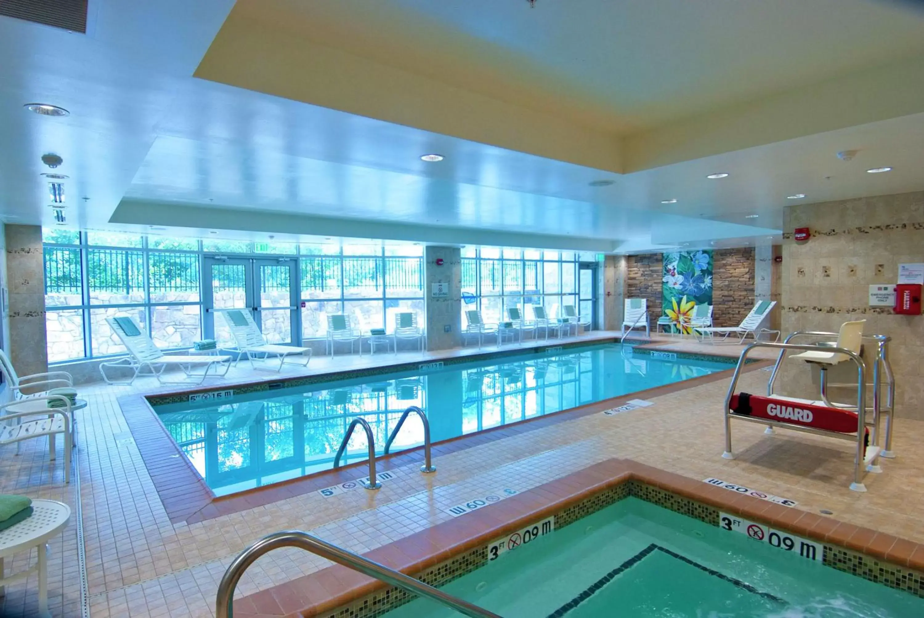 Pool view, Swimming Pool in Hilton Garden Inn Rockville - Gaithersburg
