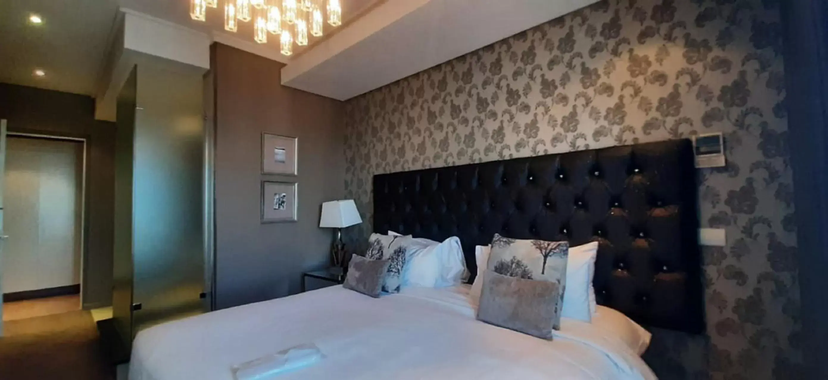 Bed in The Residences at Crystal Towers