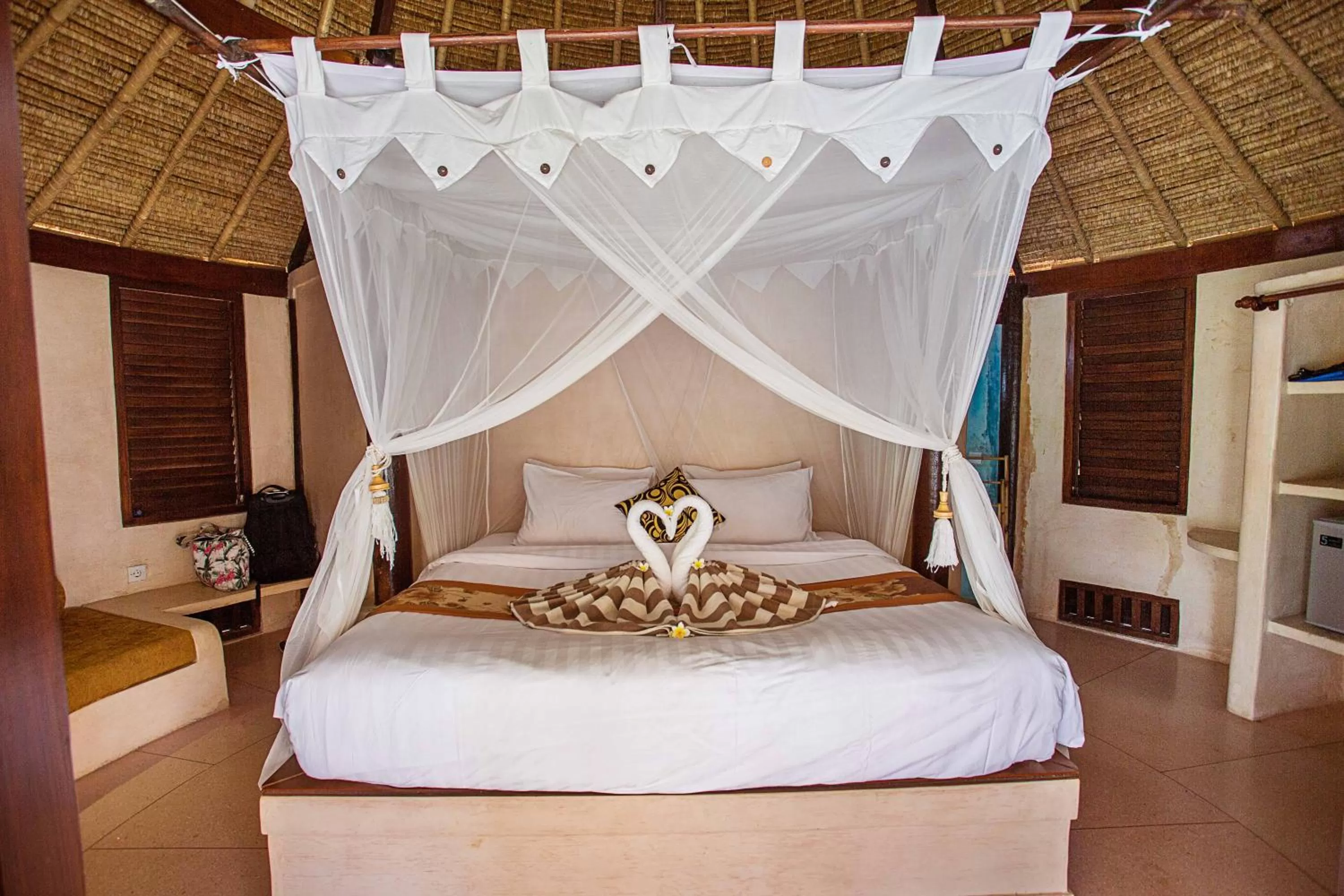 Bed in Sanghyang Bay Villas
