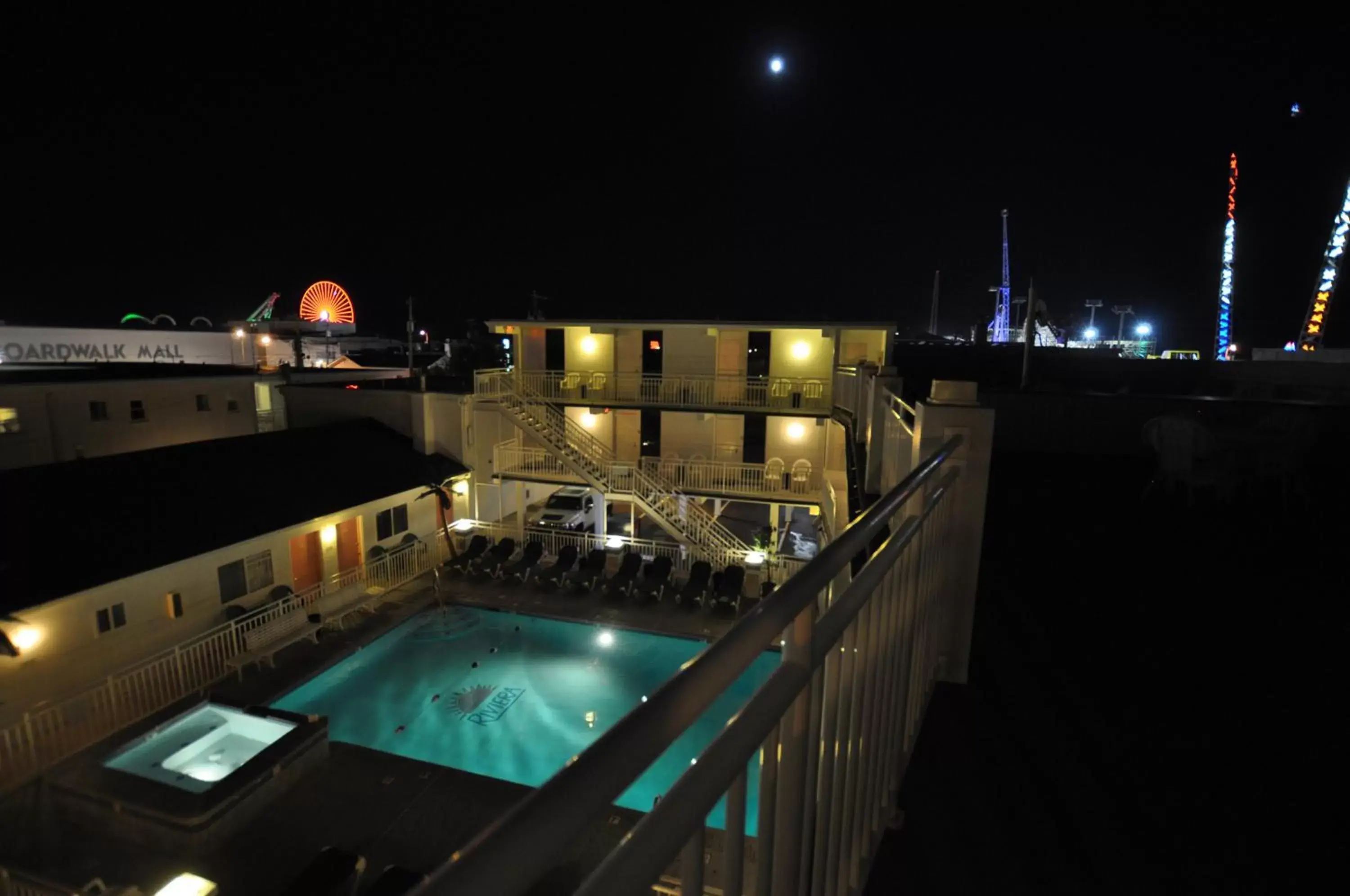 Night, Pool View in Riviera Resort & Suites