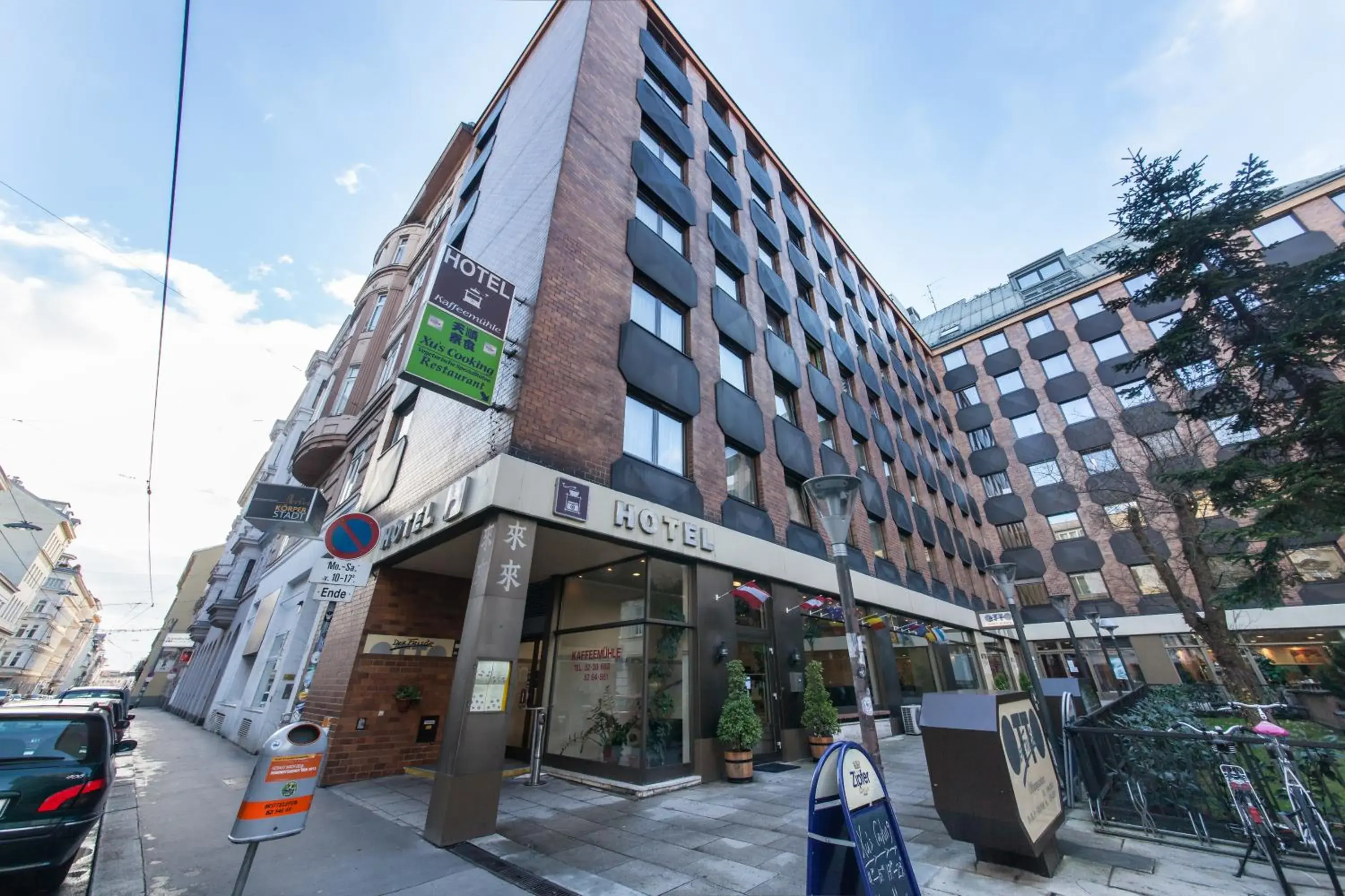 Property building in Hotel Kaffeemühle Property building in Hotel Kaffeemühle