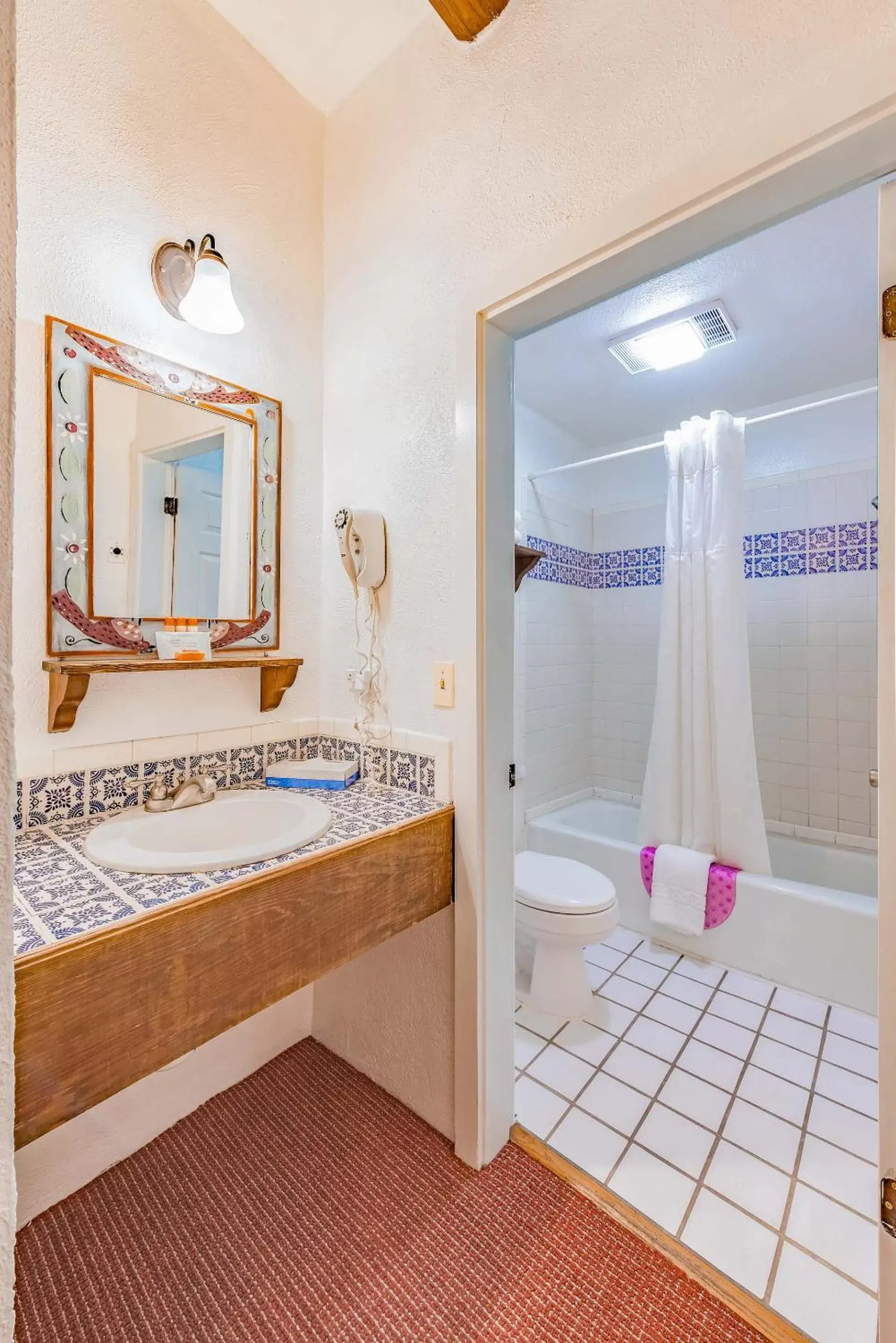 Bathroom in The Historic Taos Inn