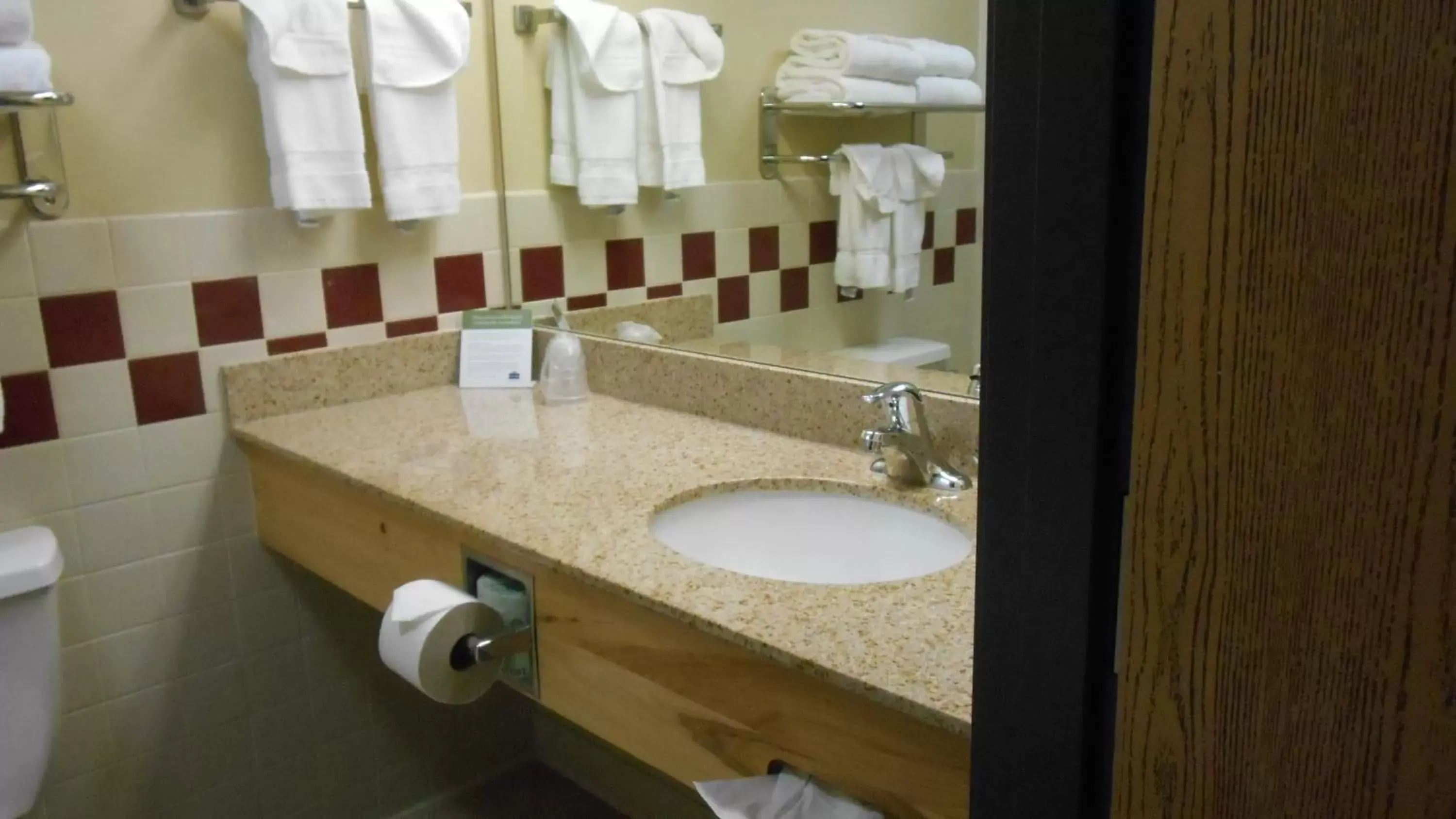 Bathroom in AmericInn by Wyndham Oswego