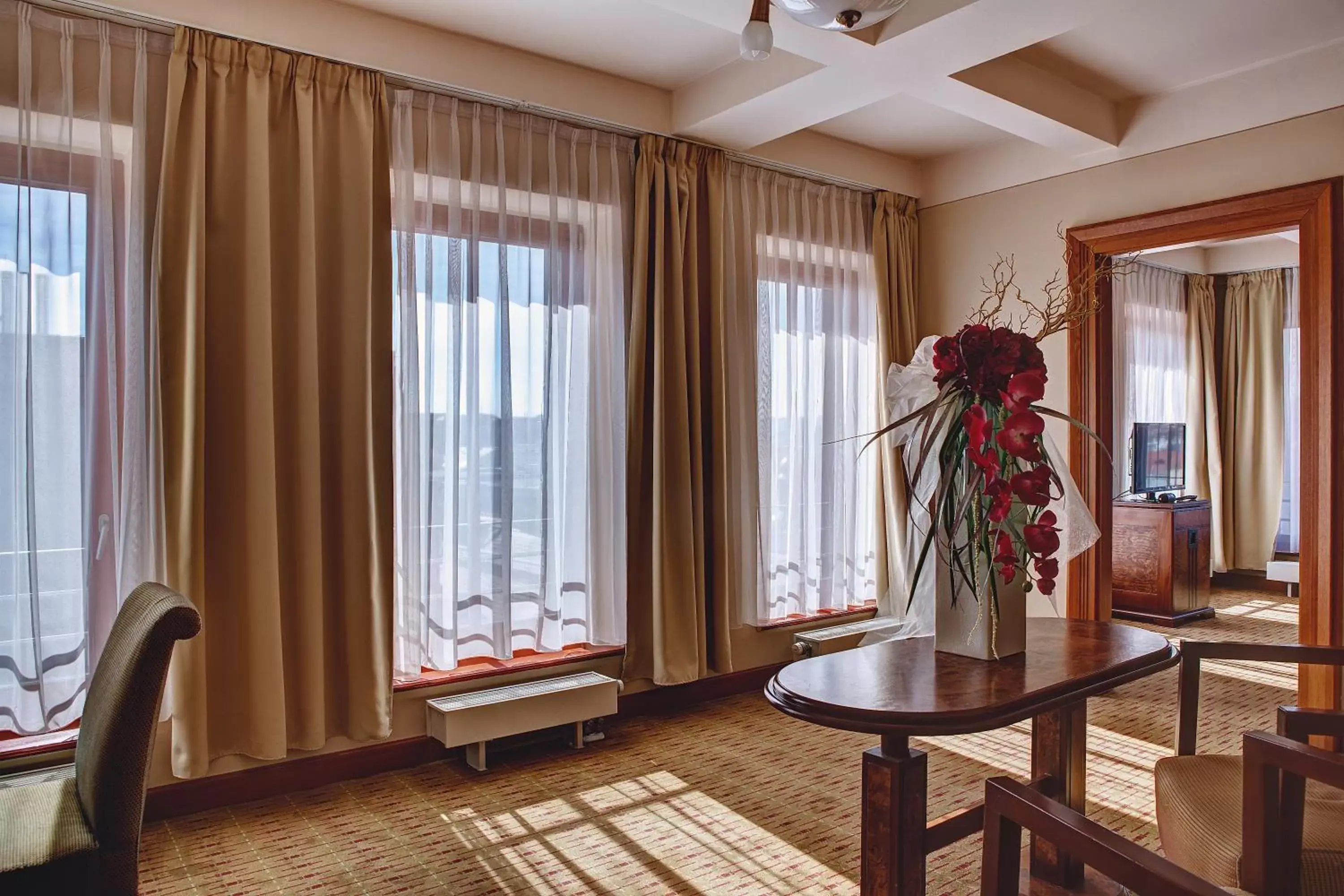 Living room in Majestic Plaza Hotel Prague