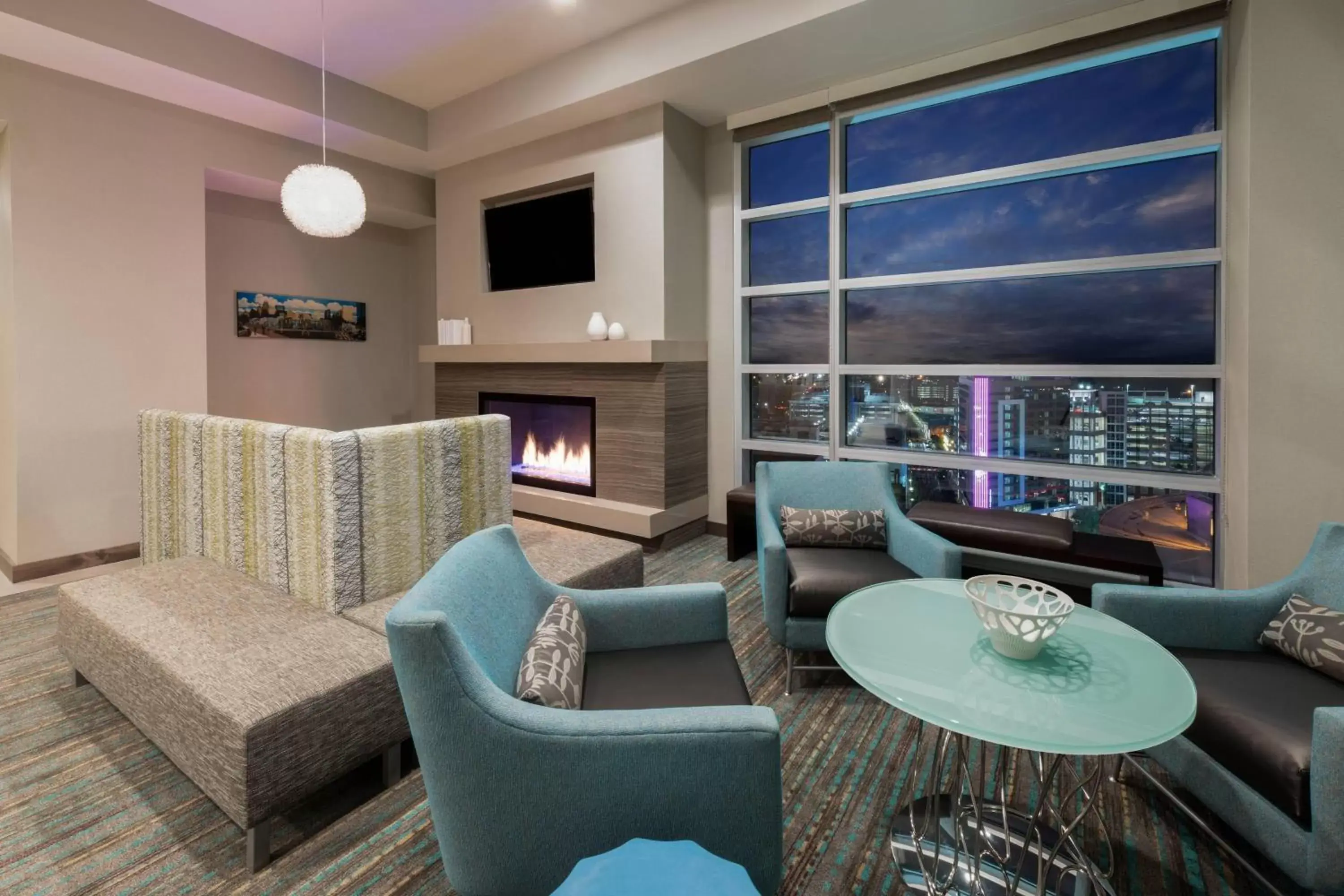 Lobby or reception, Seating Area in Residence Inn by Marriott Charlotte City Center