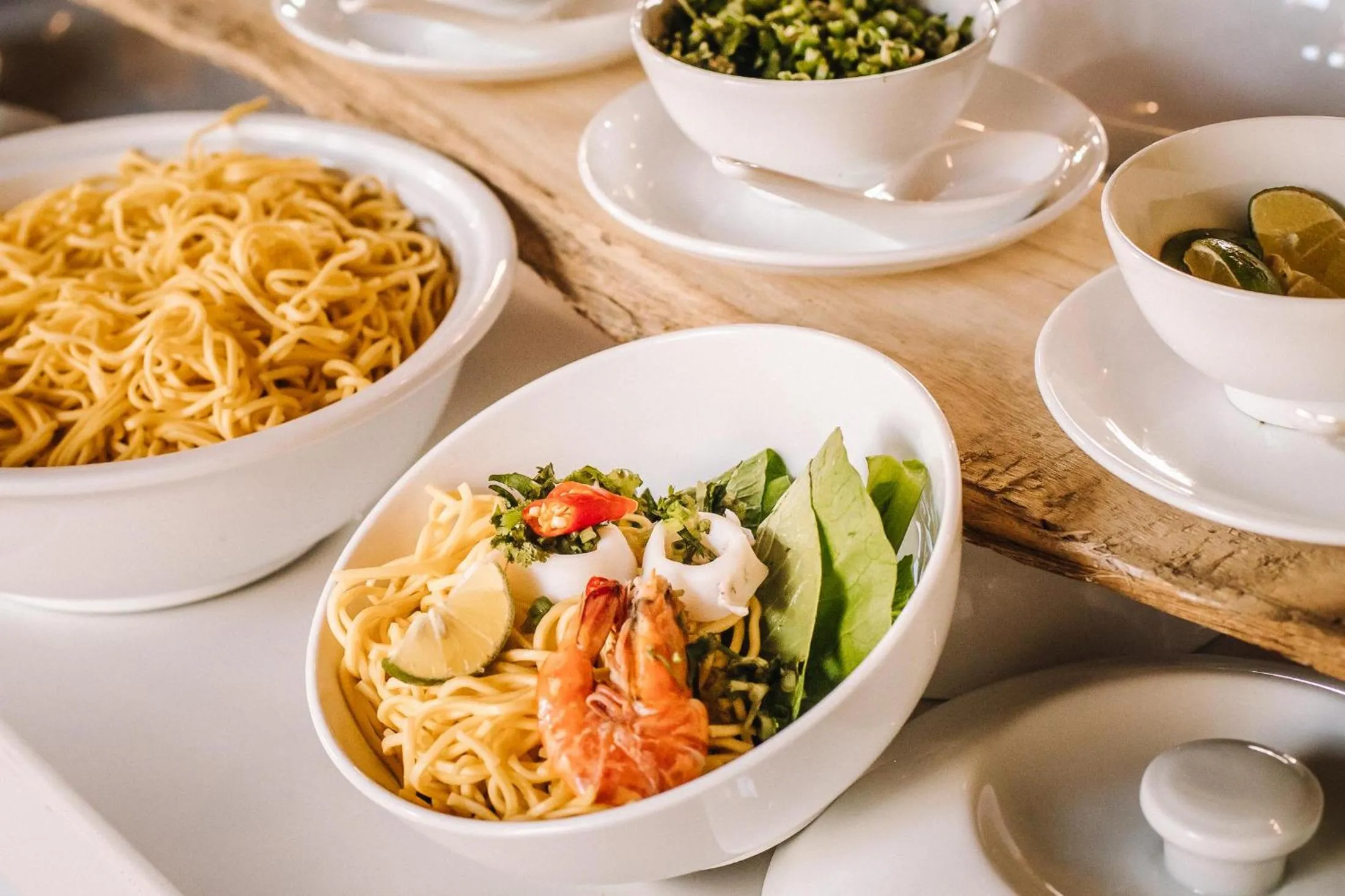 Buffet breakfast in Palm Hills Resort