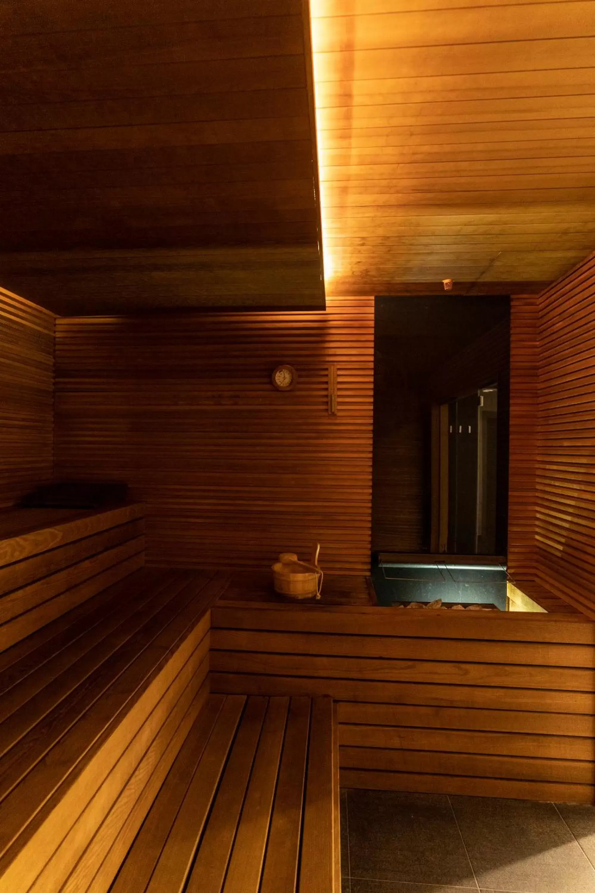 Sauna in LHP Hotel Montecatini Palace & SPA