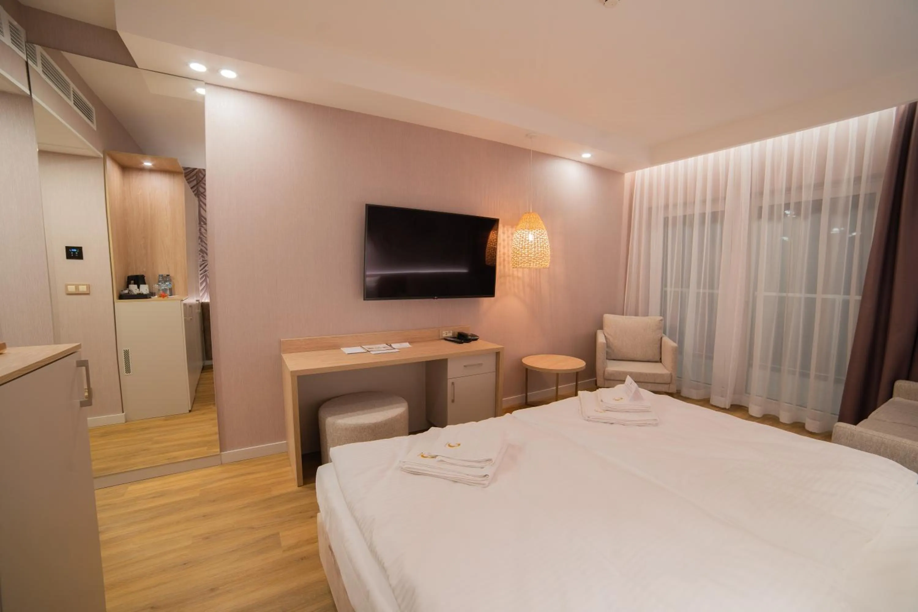 Bed in Hotel Binkowski