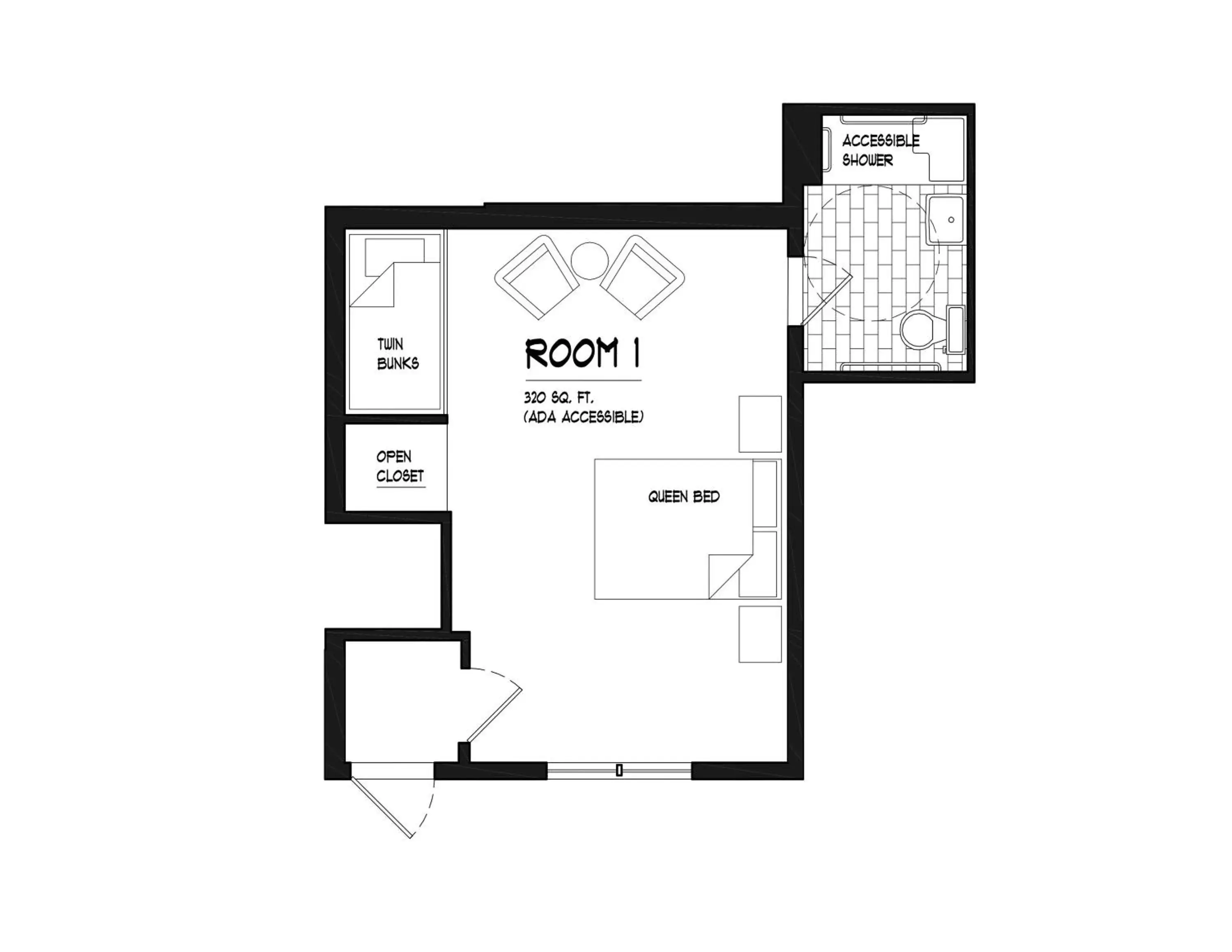 Floor Plan in Main and Mountain