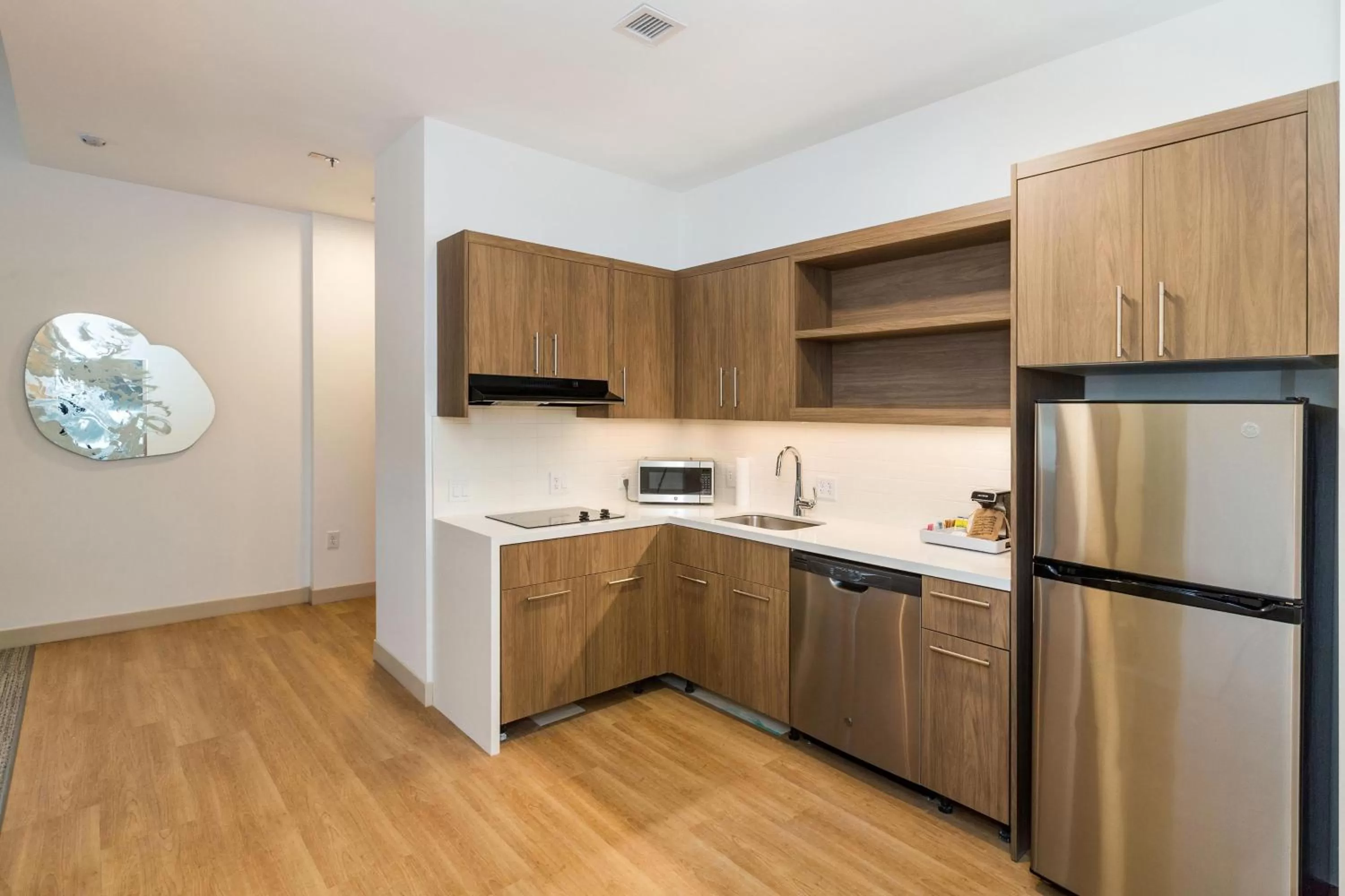 Kitchen or kitchenette in Element Denver International Airport