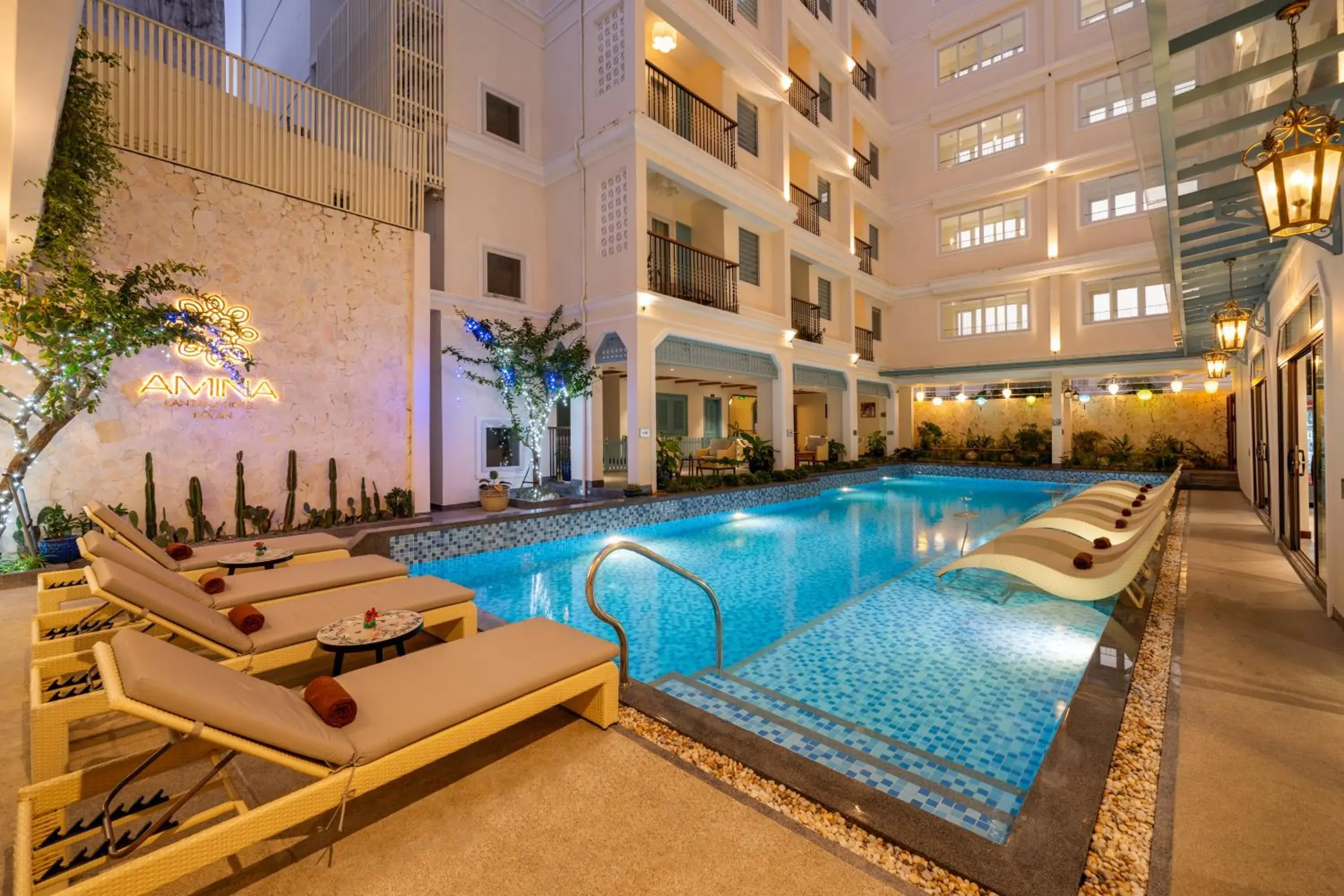 Swimming Pool in Amina Lantana Hoi An Hotel & Spa