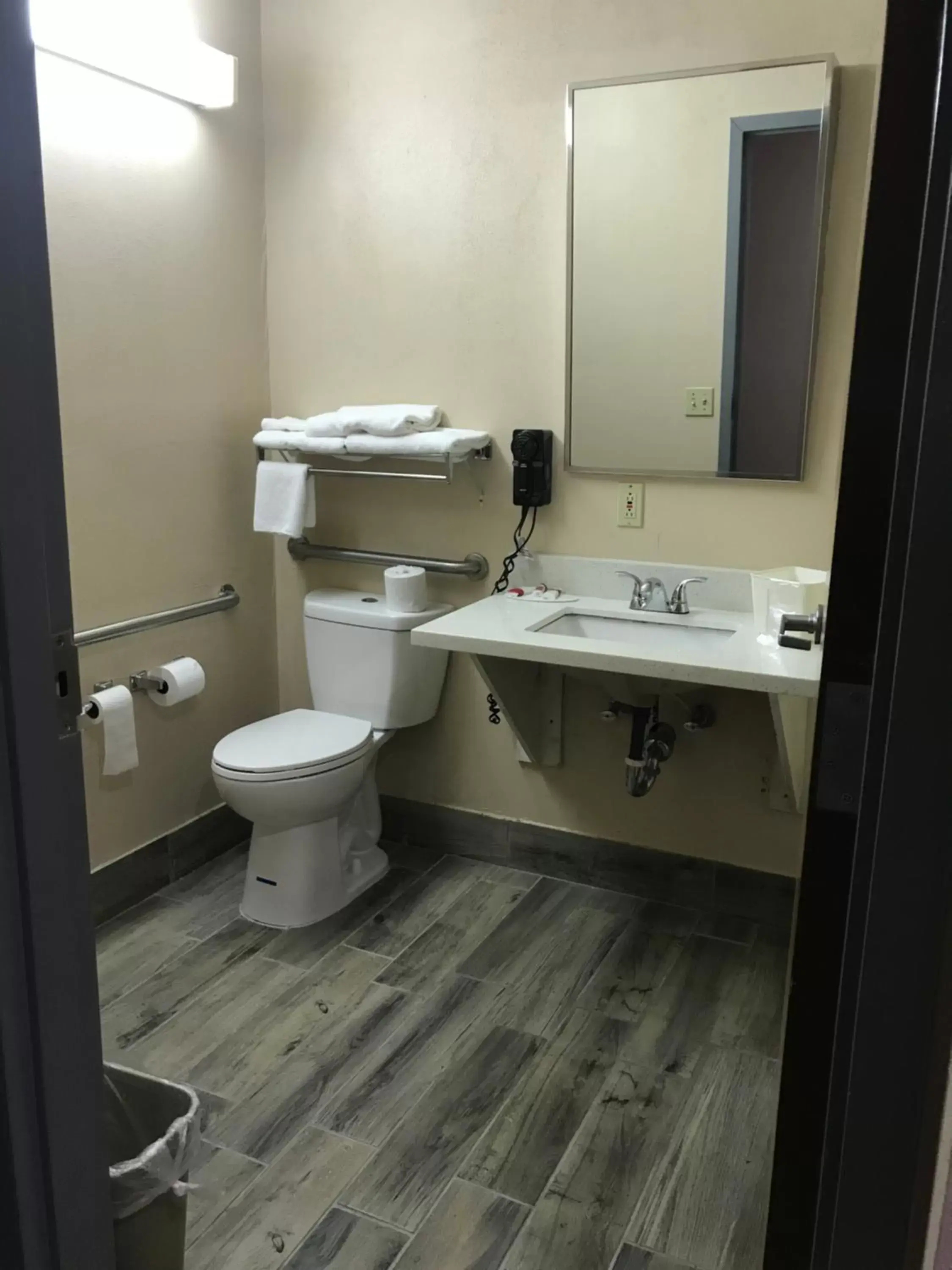 Bathroom in Days Inn by Wyndham Hillsboro