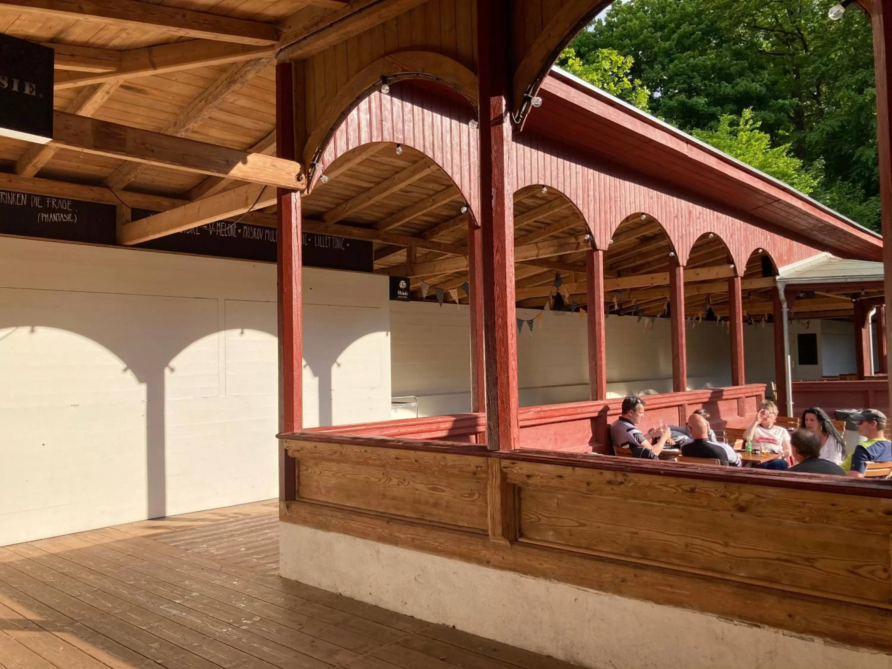 Patio in Gästehaus Phantasie