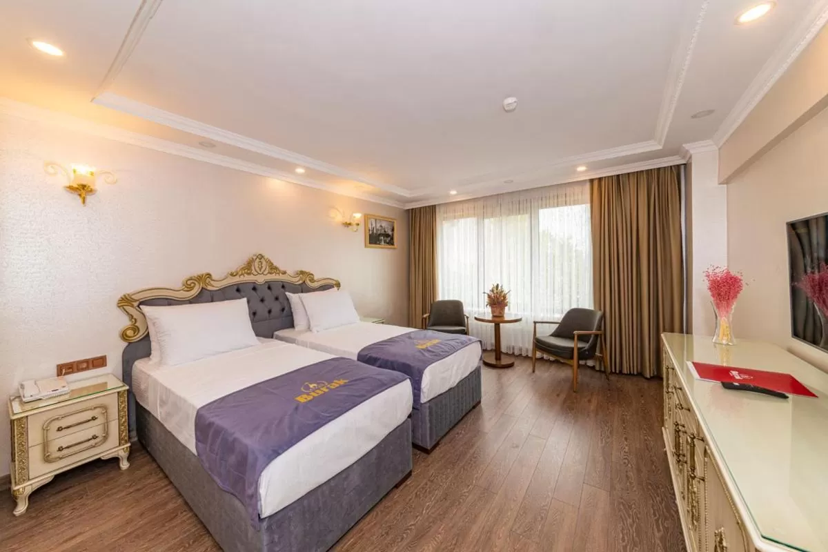 Bed in Almadina Hotel Istanbul