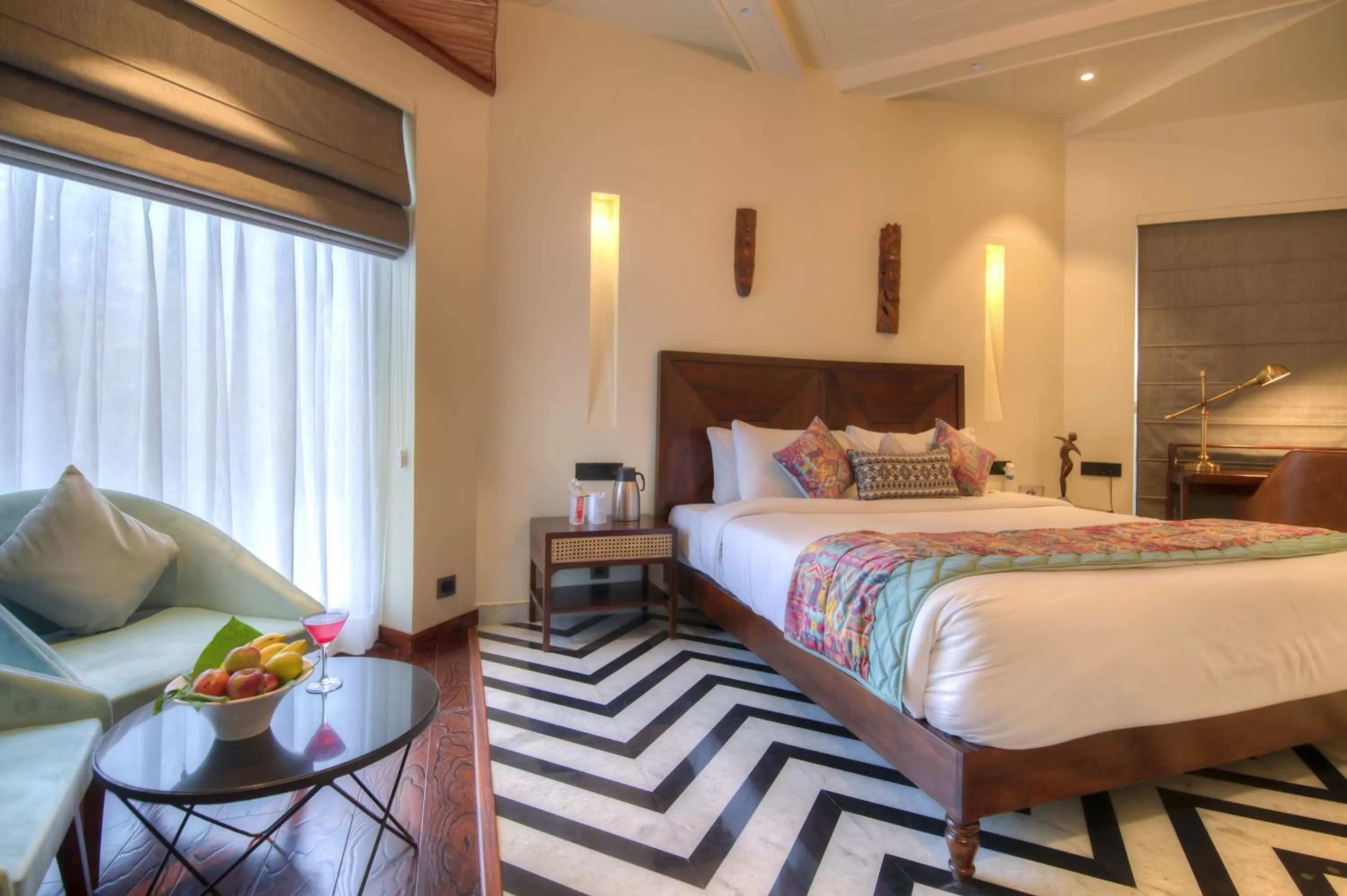 Bed in The Fern Ranthambore Forest Resort Rajasthan