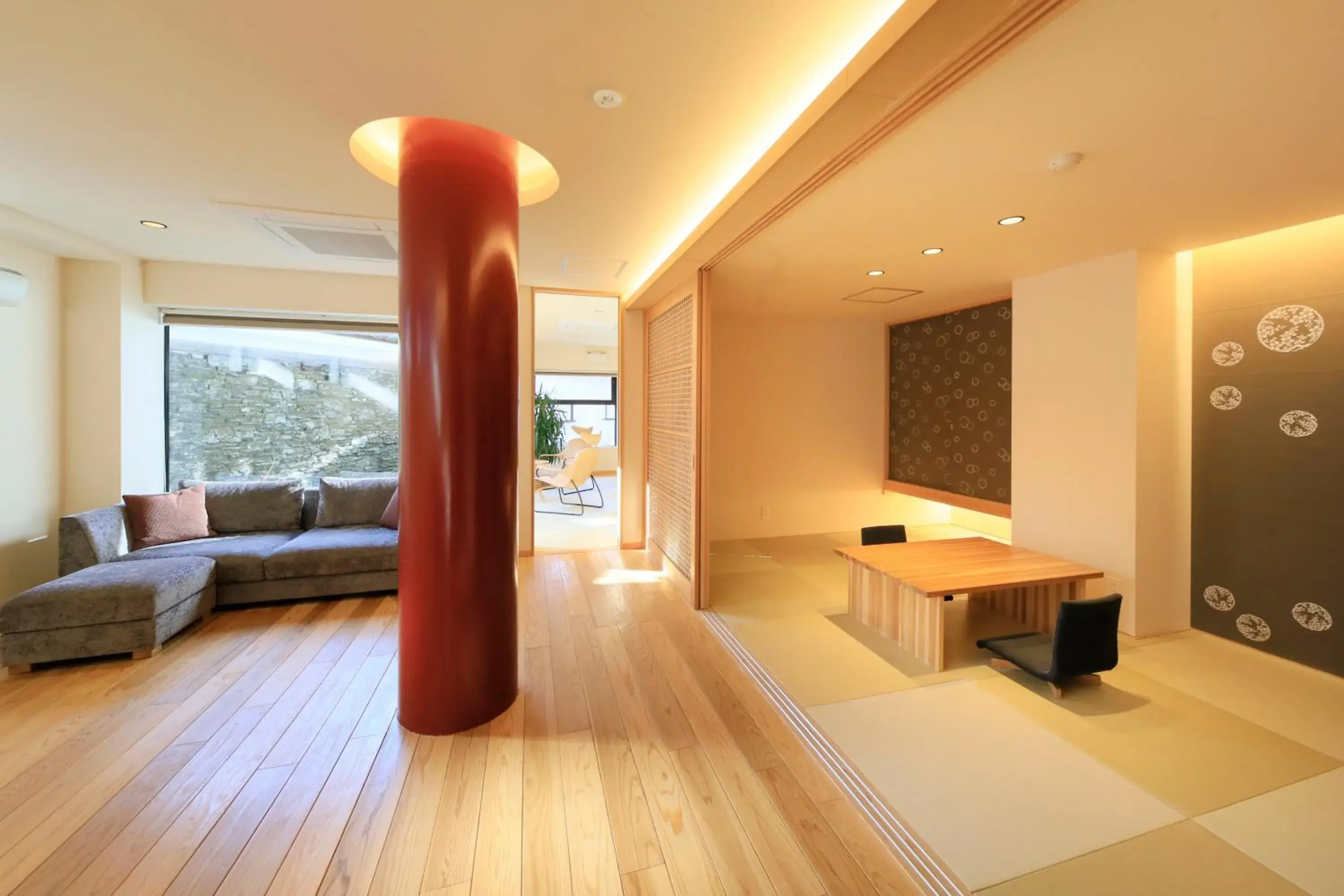 Living room in Fuji Onsenji Yumedono