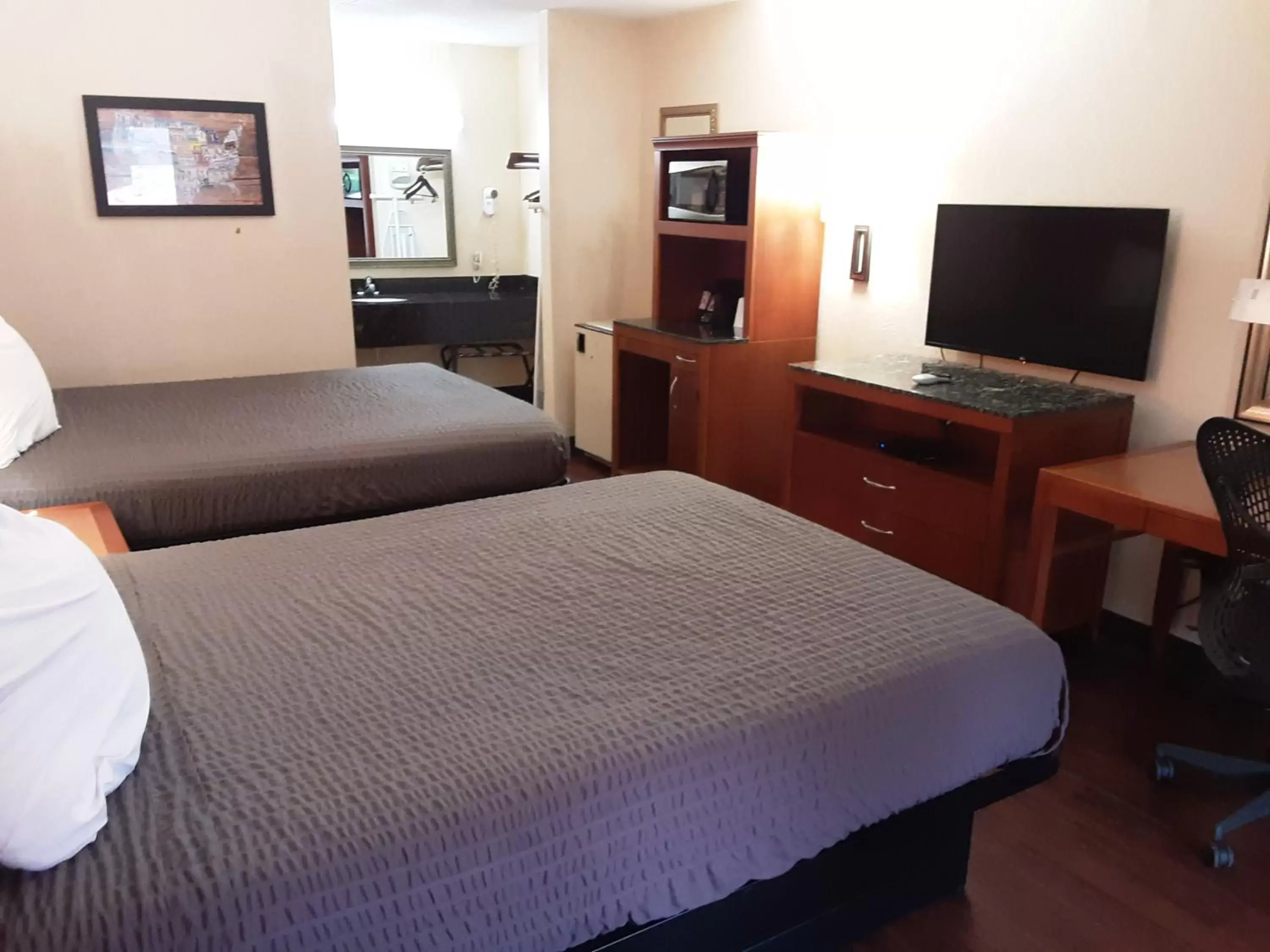 Bed in Econo Lodge Inn & Suites - Griffin