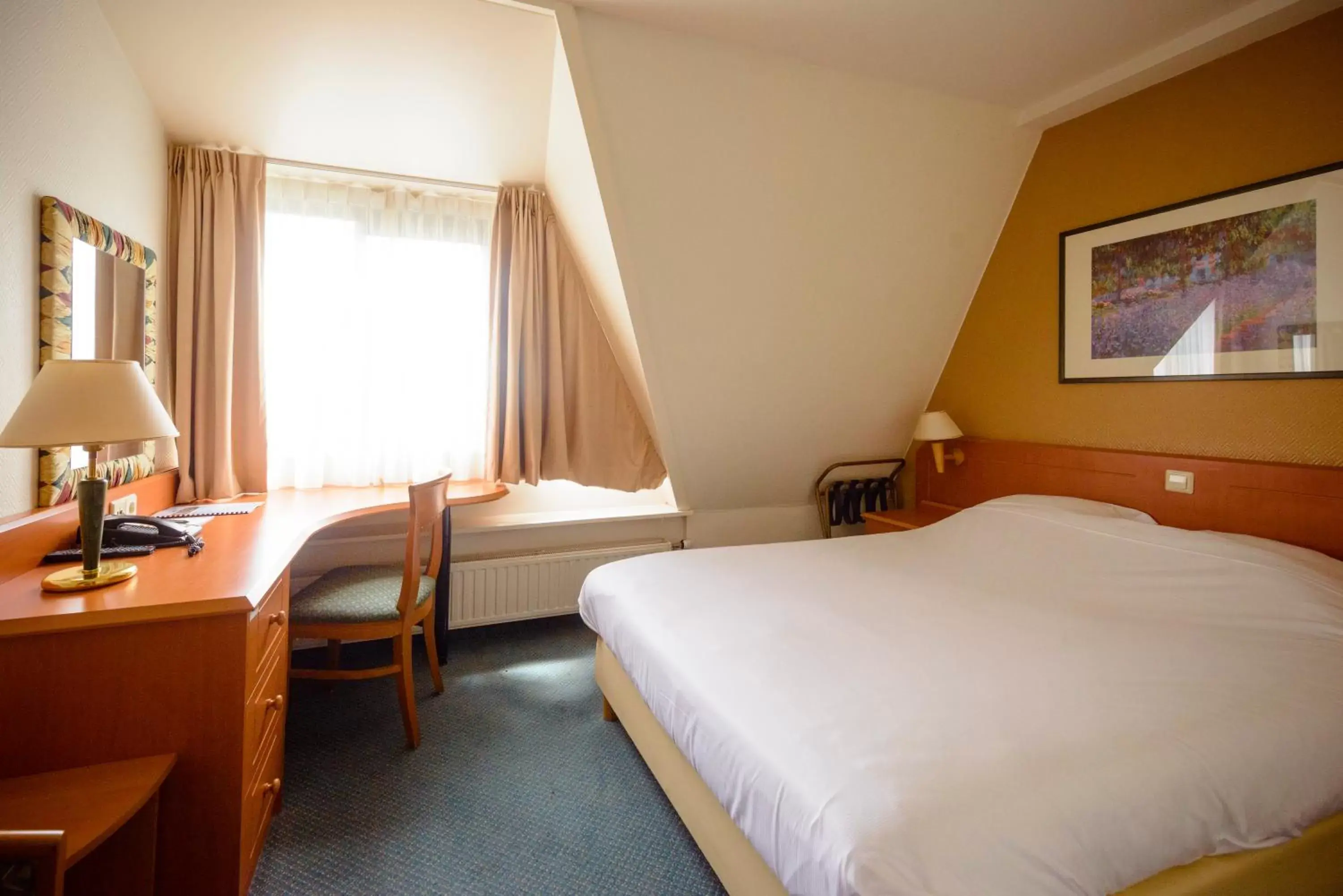 Bedroom, Bed in Fletcher Hotel Restaurant Epe-Zwolle