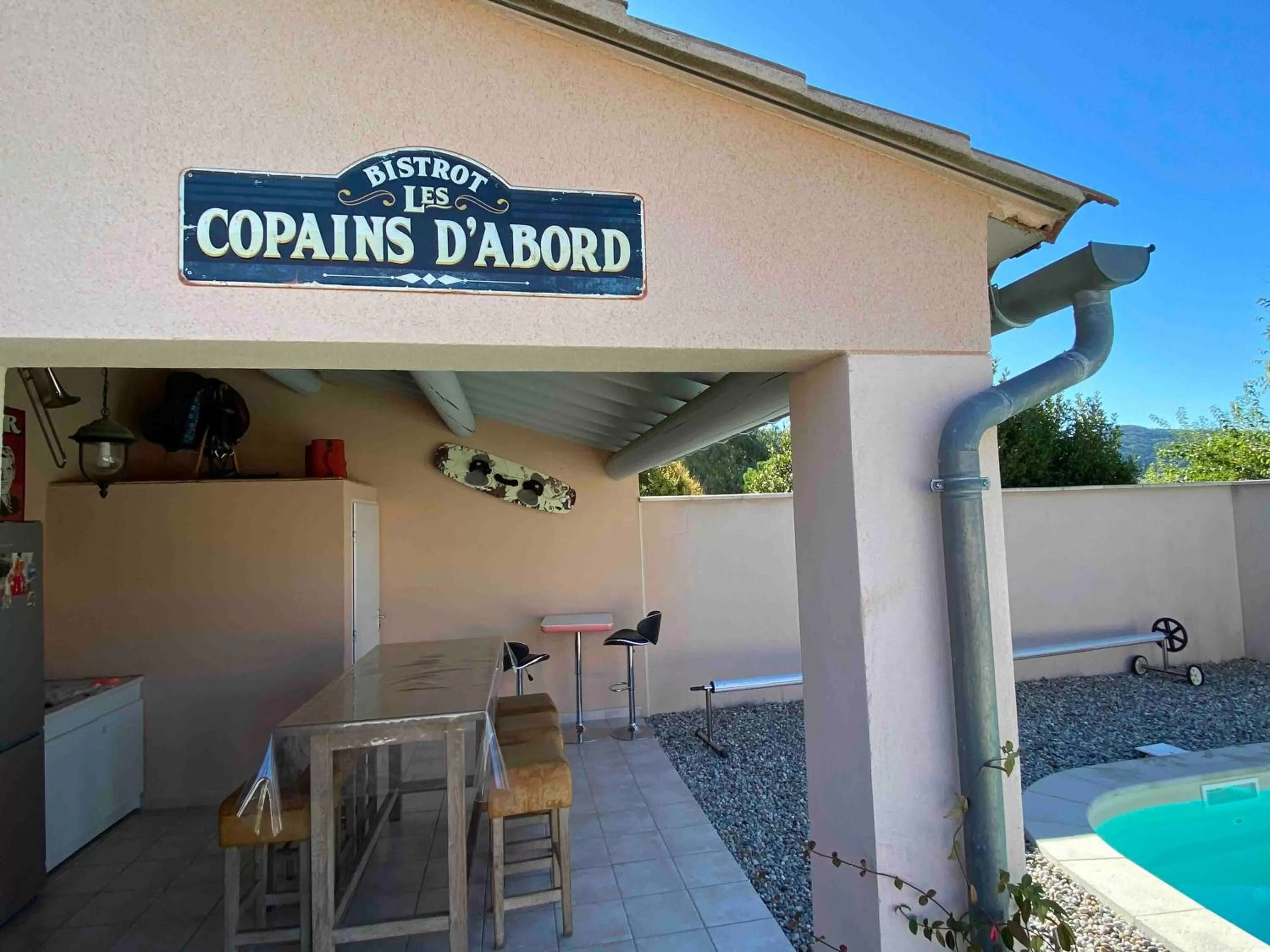 Patio in Chambre d'hôte au pied du Ventoux