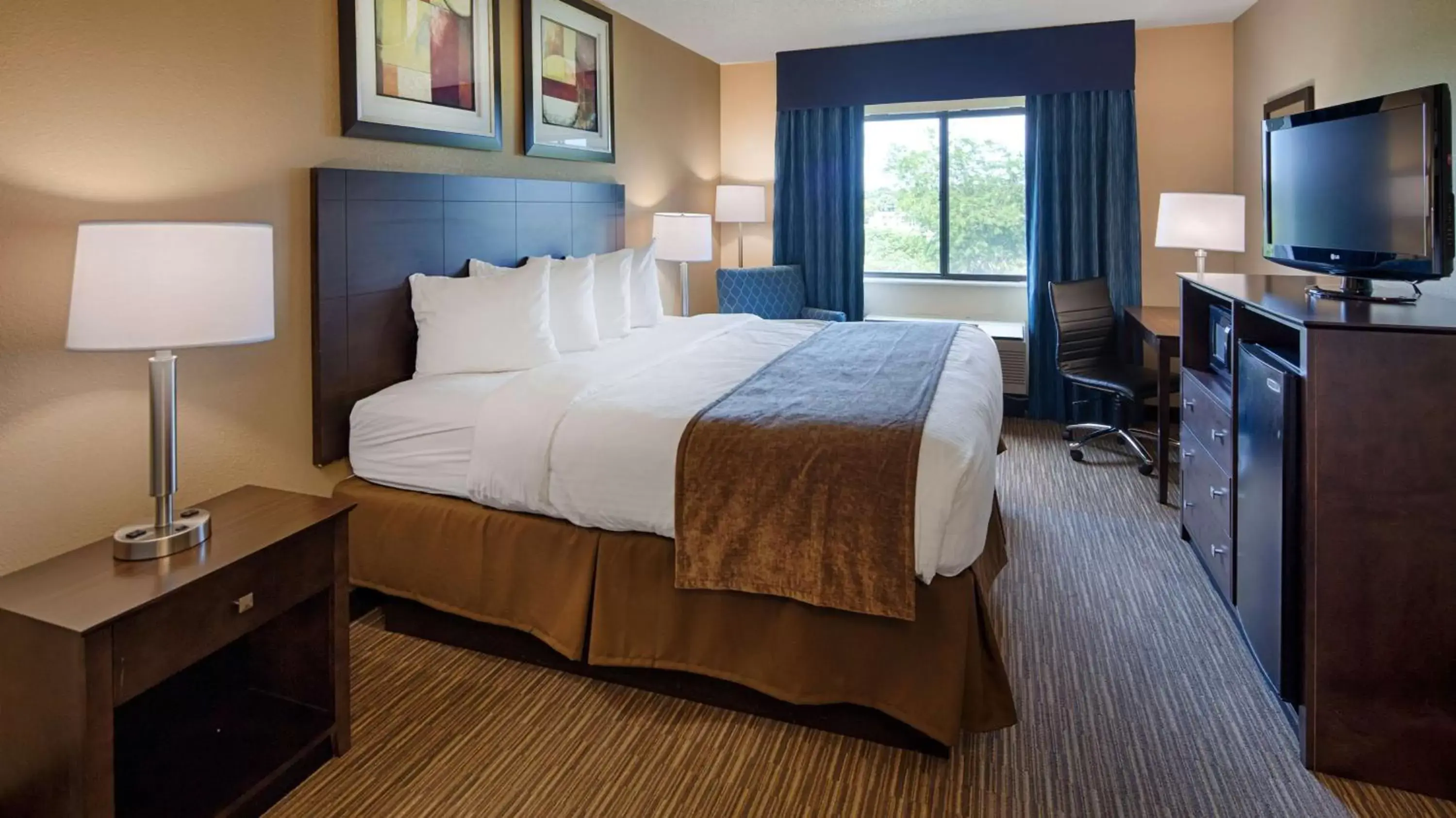 Photo of the whole room, Bed in Best Western Port Huron Blue Water Bridge