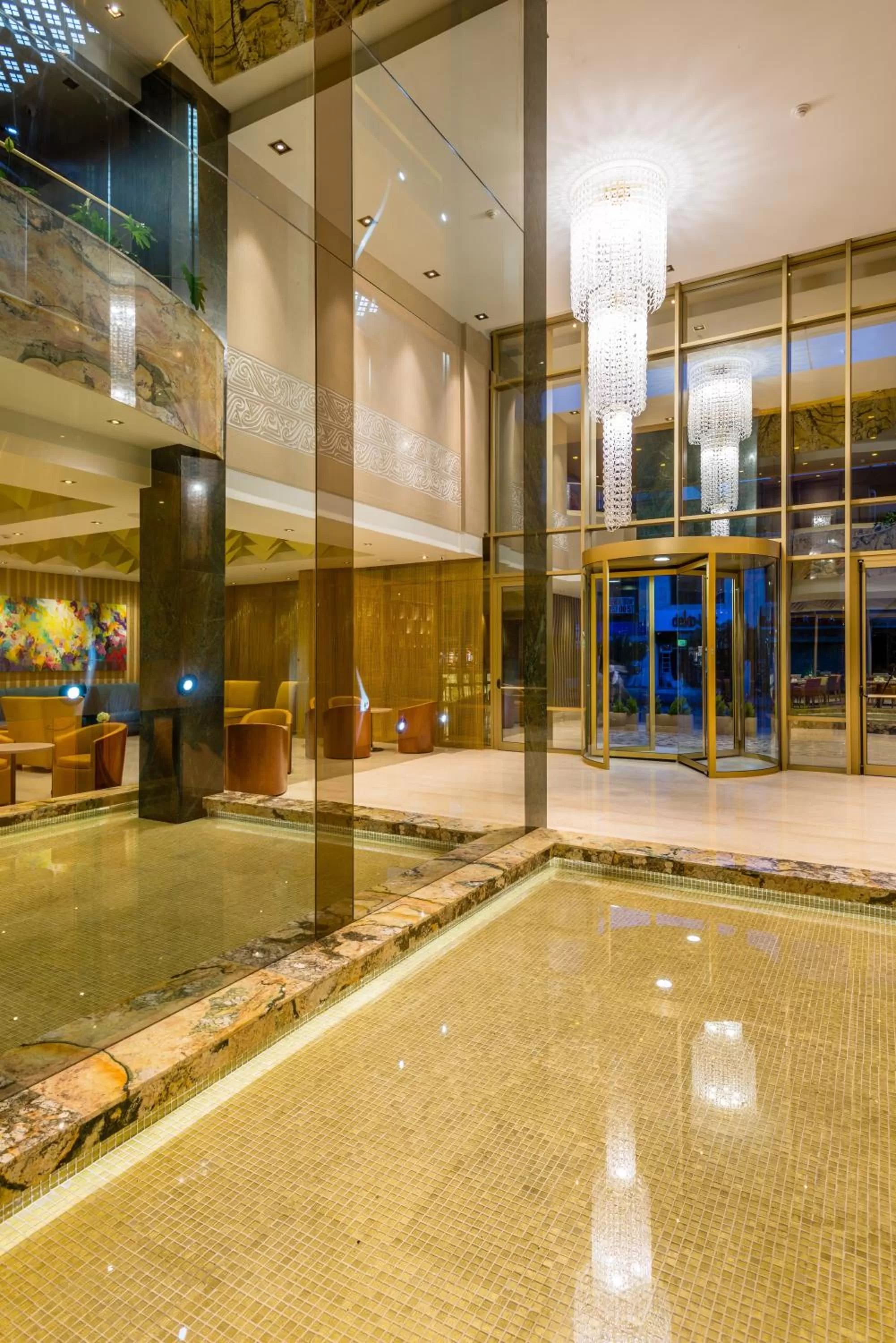 Lobby or reception in Hotel El Dorado Bogota