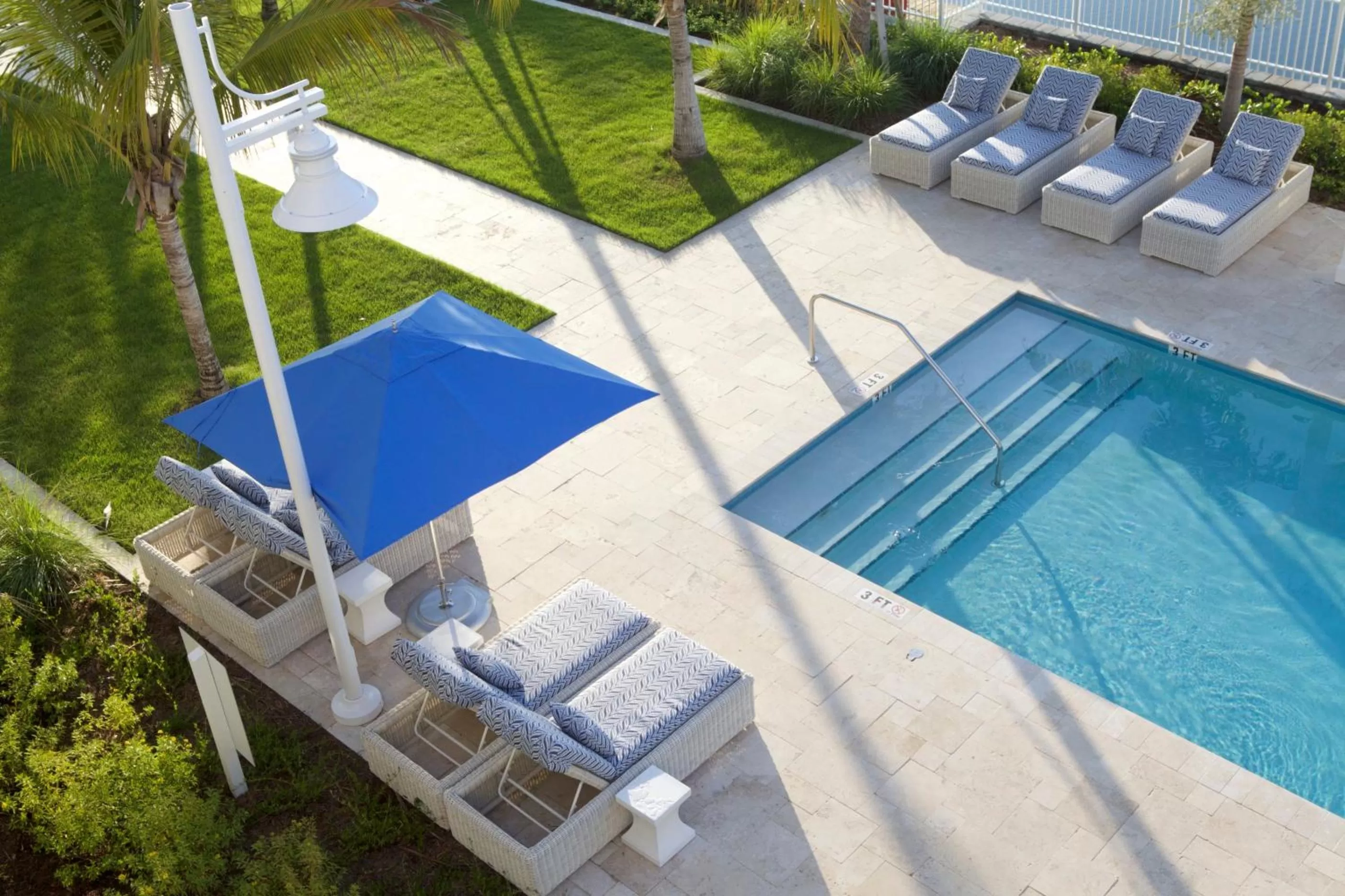 Pool view in Oceans Edge Key West